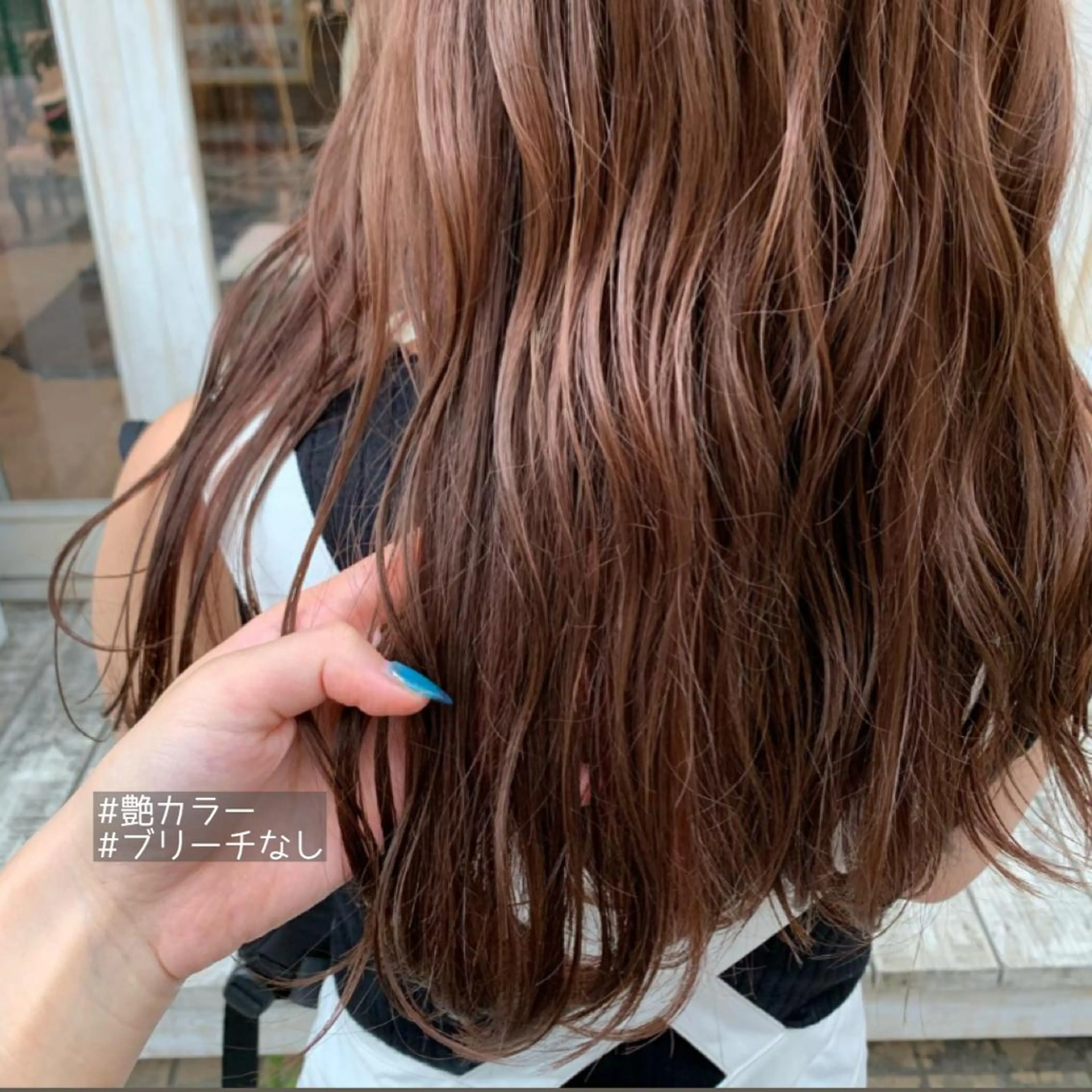 ロング カラー ヘアカラー トリートメント ノグチ ナツコのヘアスタイル