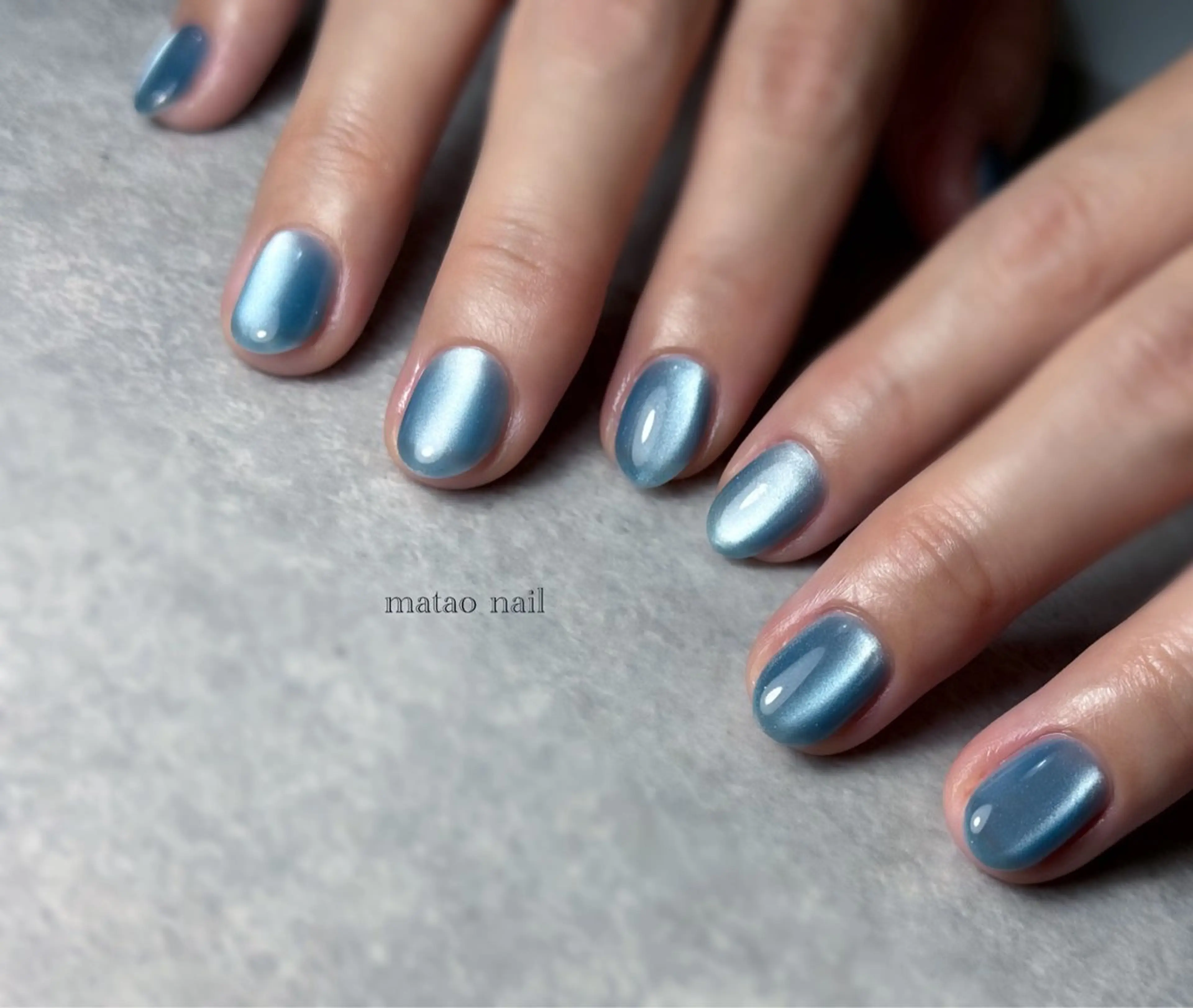 ネイル マグネットネイル 夏ネイル ハンドネイル matao nailの眉毛・アイブロウイメージ