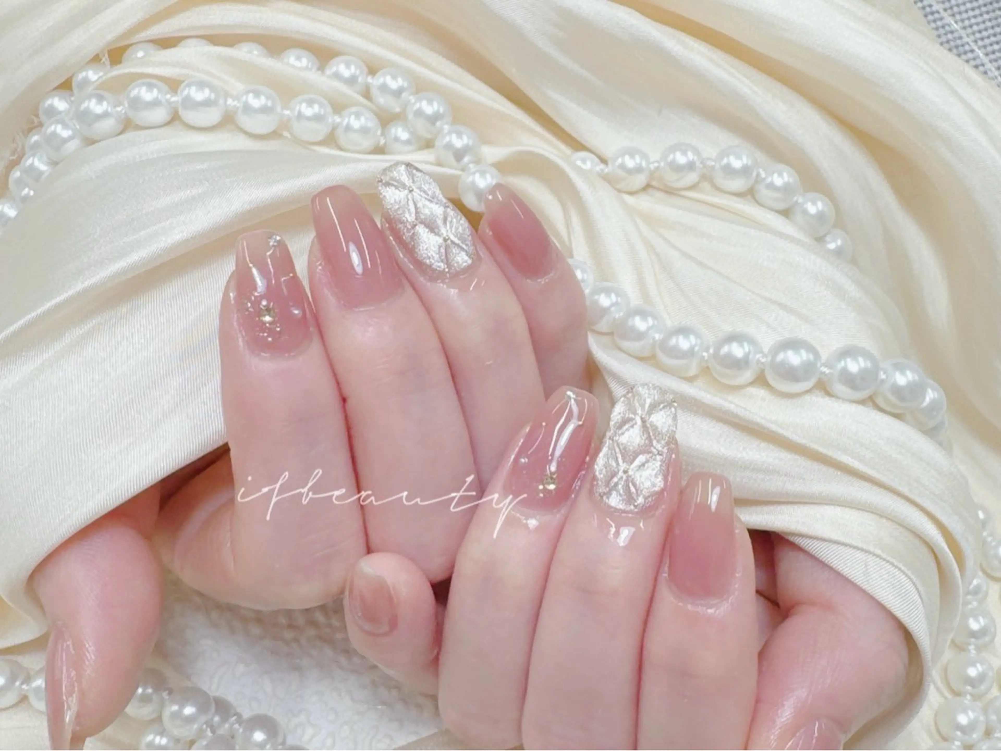 ネイル 持ち込み 冬ネイル ハンドネイル 💓mi.o Nail御徒町店のネイルデザイン