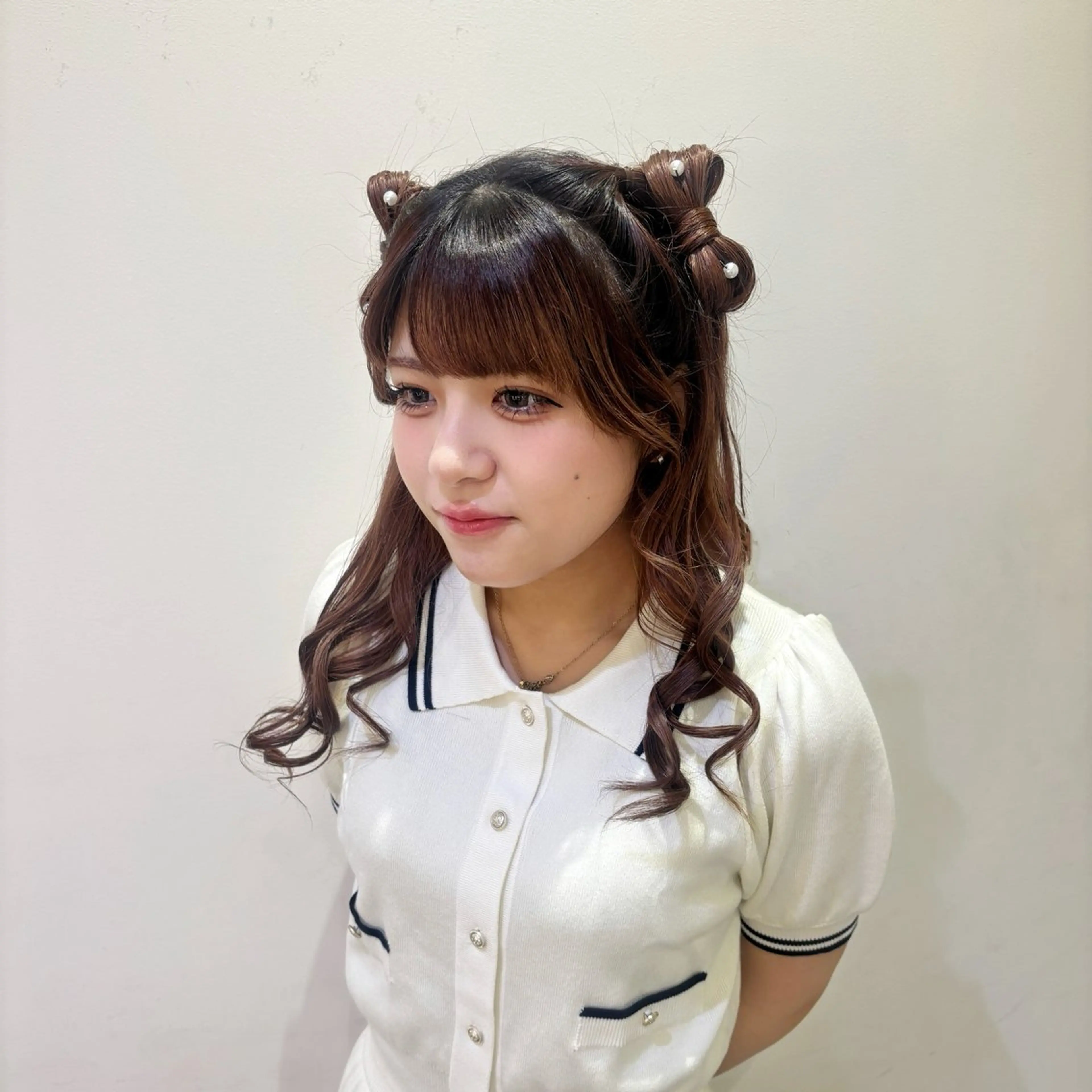 ヘアアレンジ ヘアセット あずみ🤍早朝◎ アレンジ二スト🤍のヘアスタイル