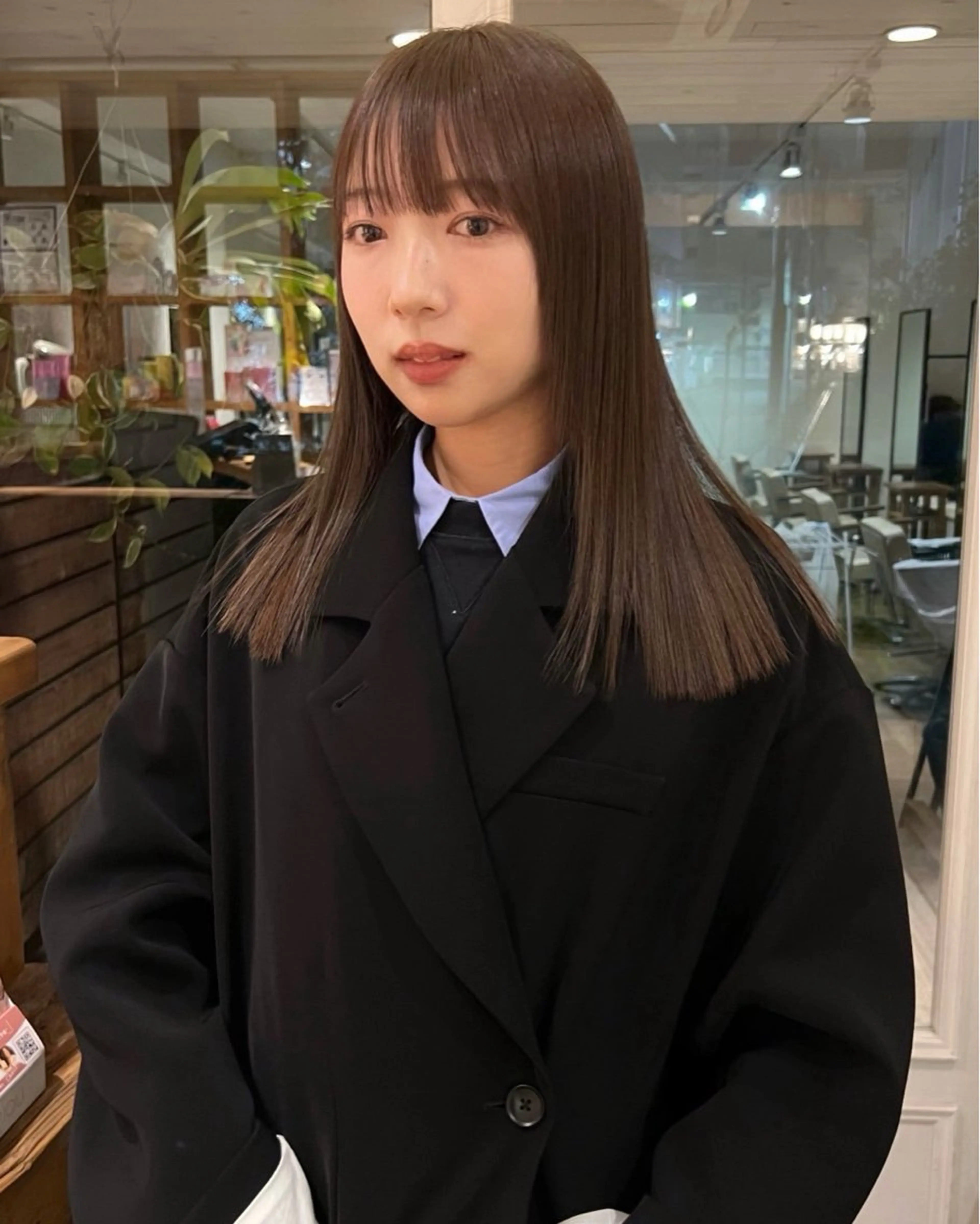 カラー ナック美容室阿倍野店 リタッチモデル募集中のヘアスタイル