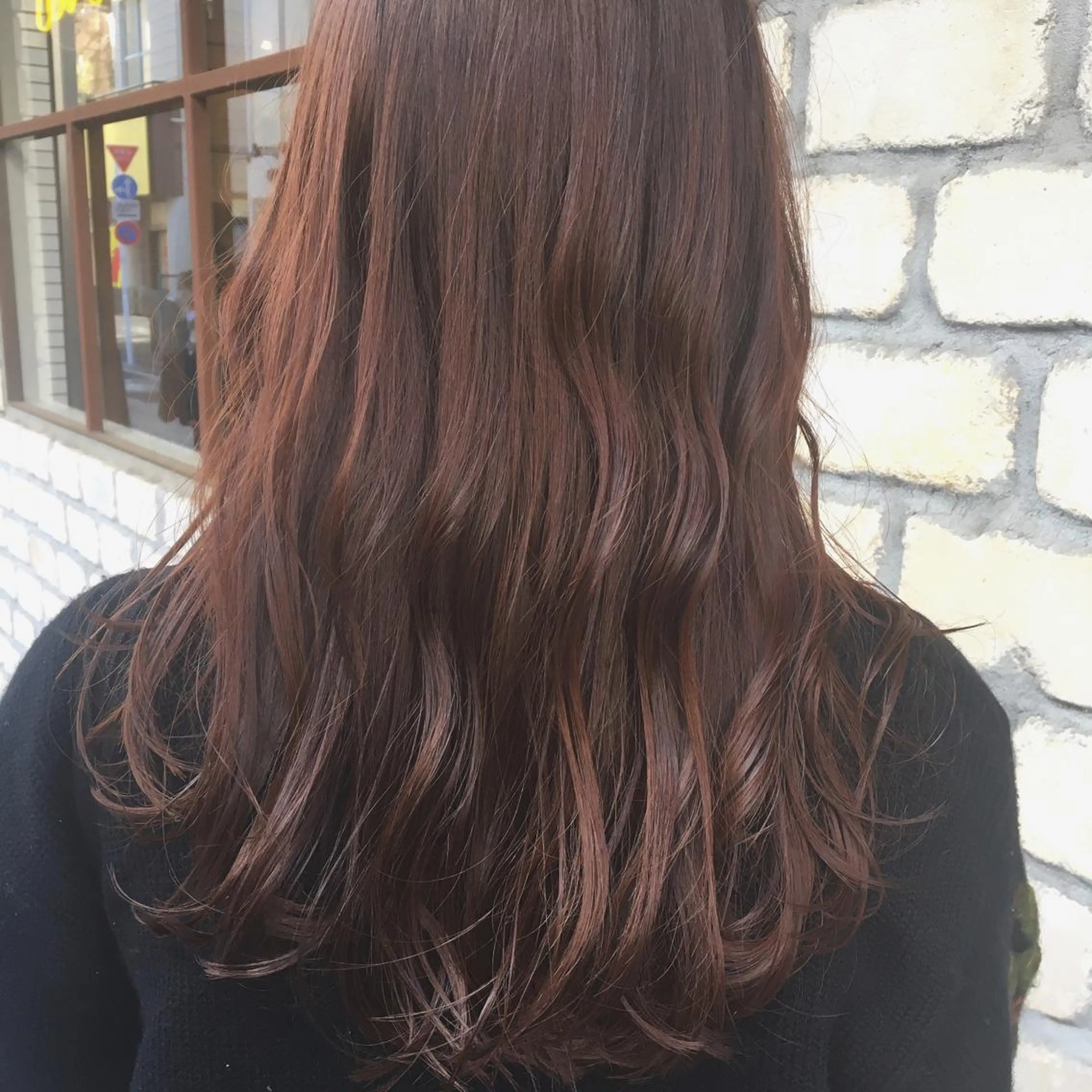 ロング カラー SAKINO. ベージュカラーのヘアスタイル