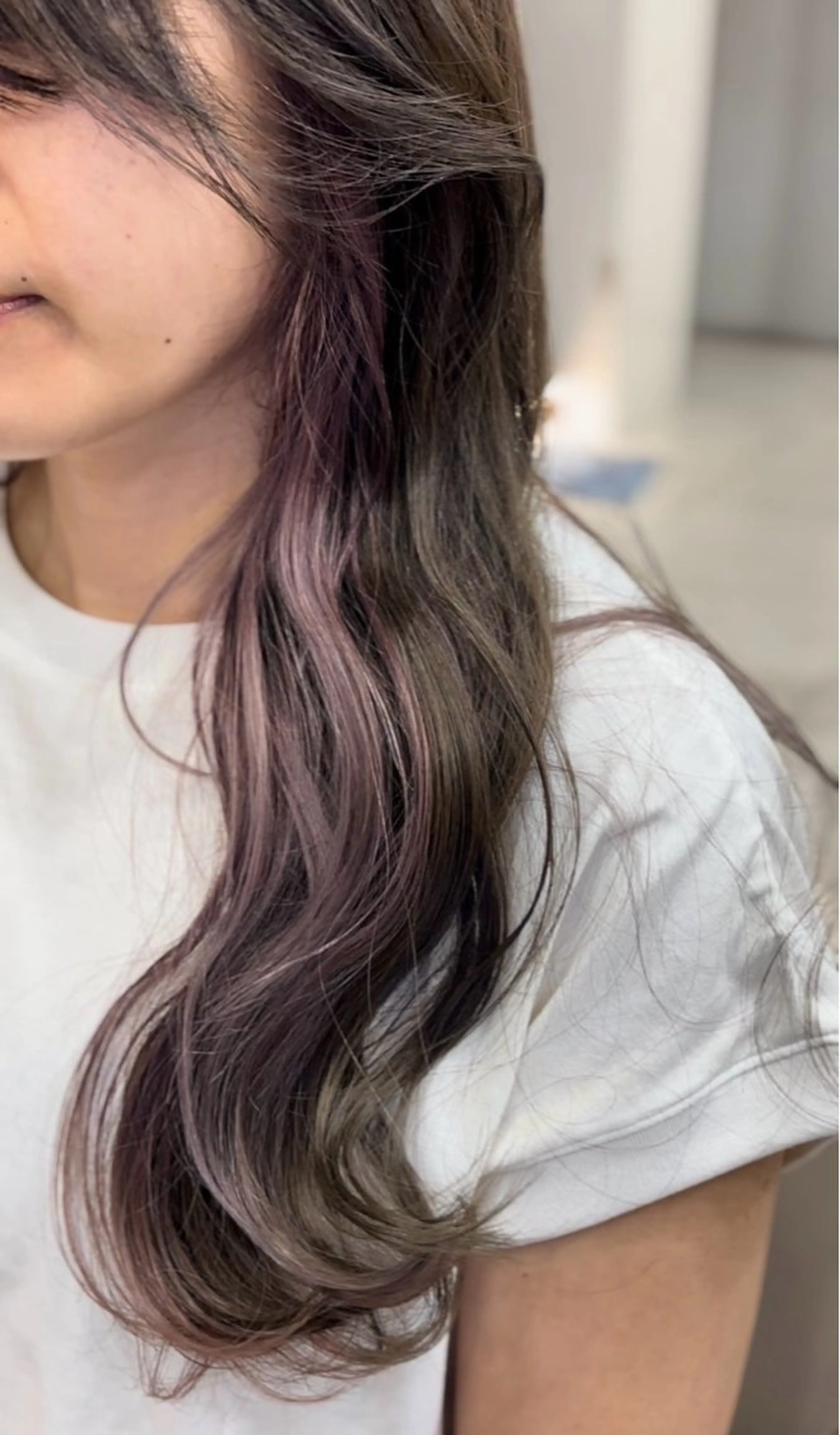 🫐インナーカラー🫐の写真