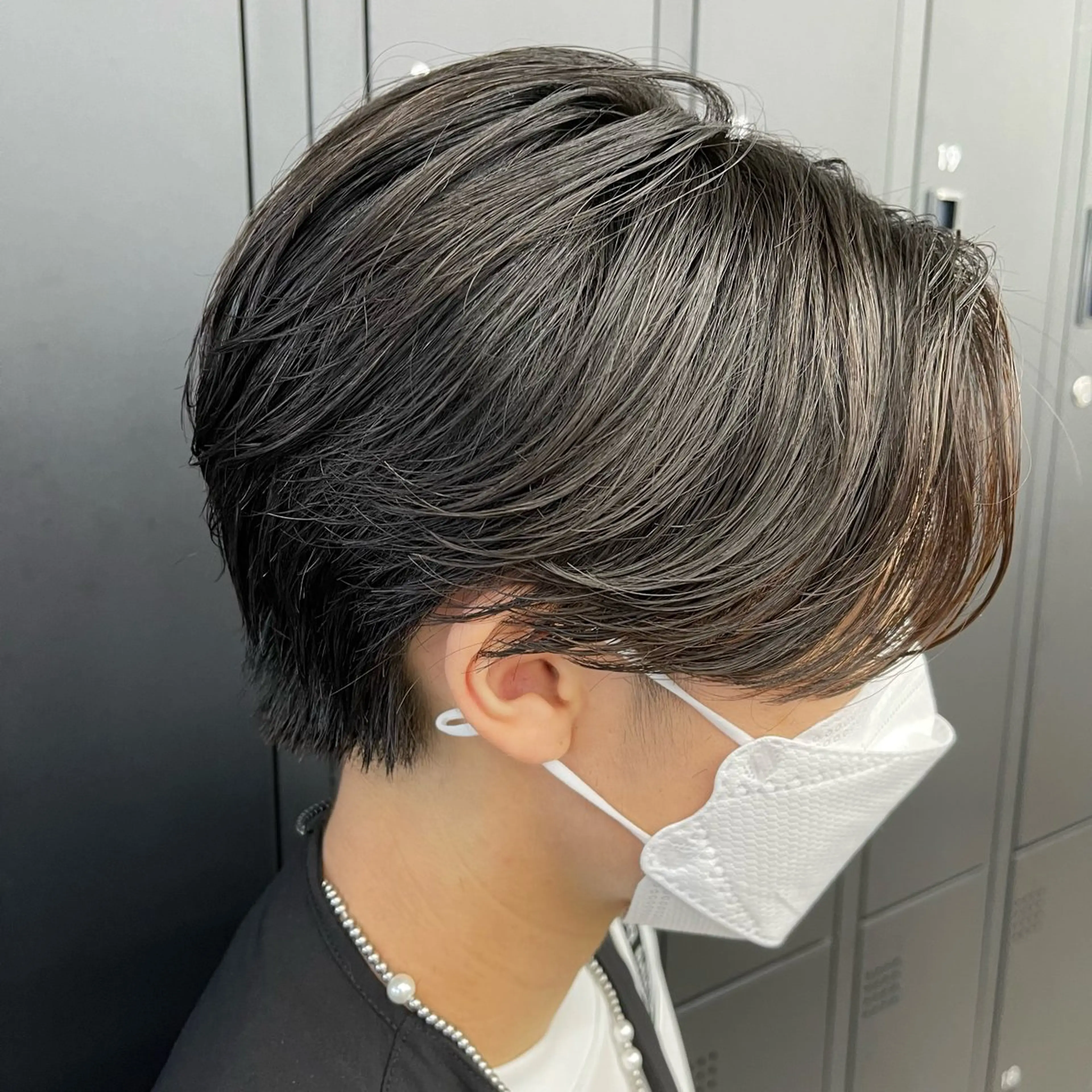 パーマ メンズ センターパート メンズパーマ メンズ縮毛矯正/折羽 翔也のヘアスタイル