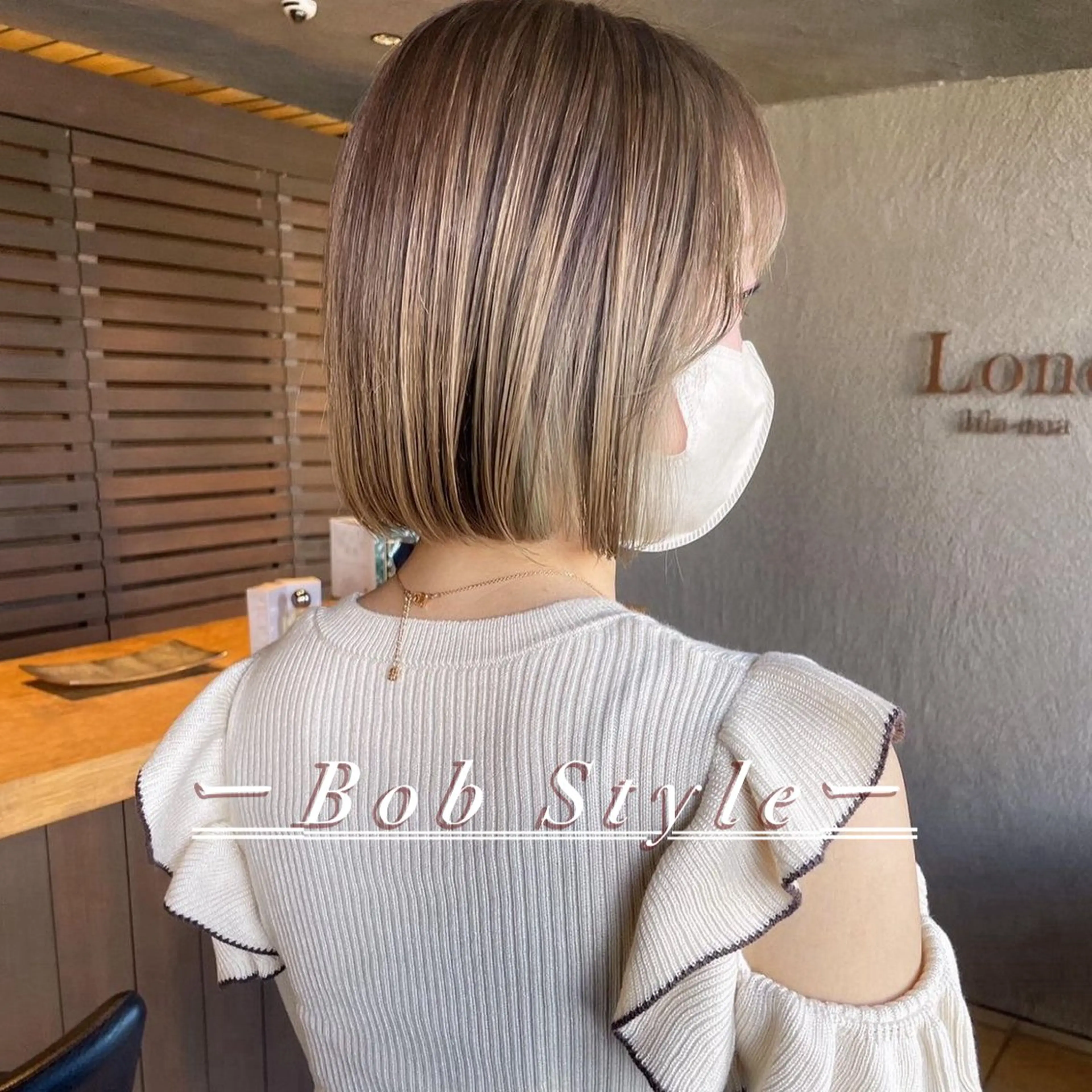 ショート カラー ボブ カット ヘアカラー トリートメント 似合わせレイヤー 髪質改善/柴木琴愛のヘアスタイル