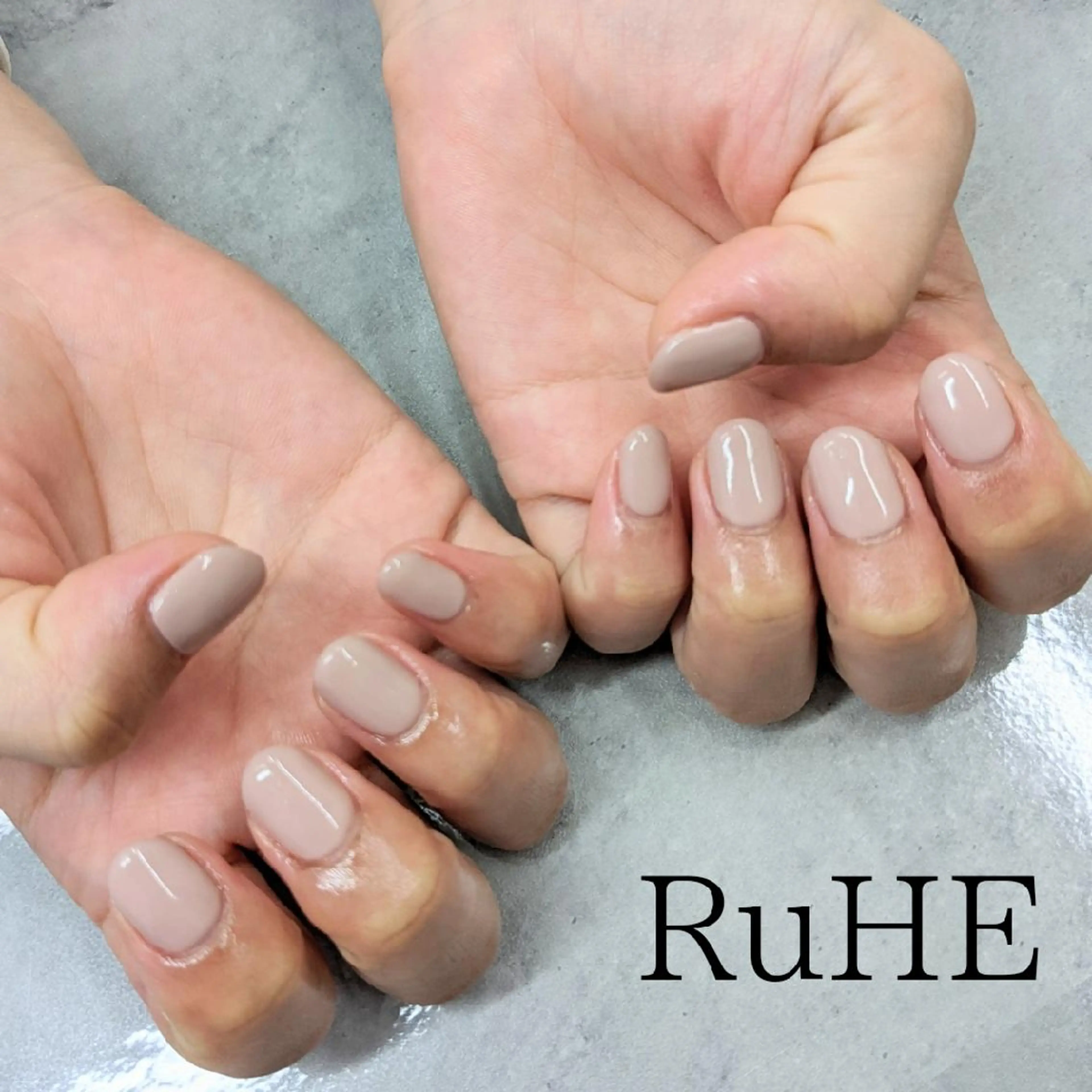 ネイル ワンカラーネイル BBnail ogataのネイルデザイン