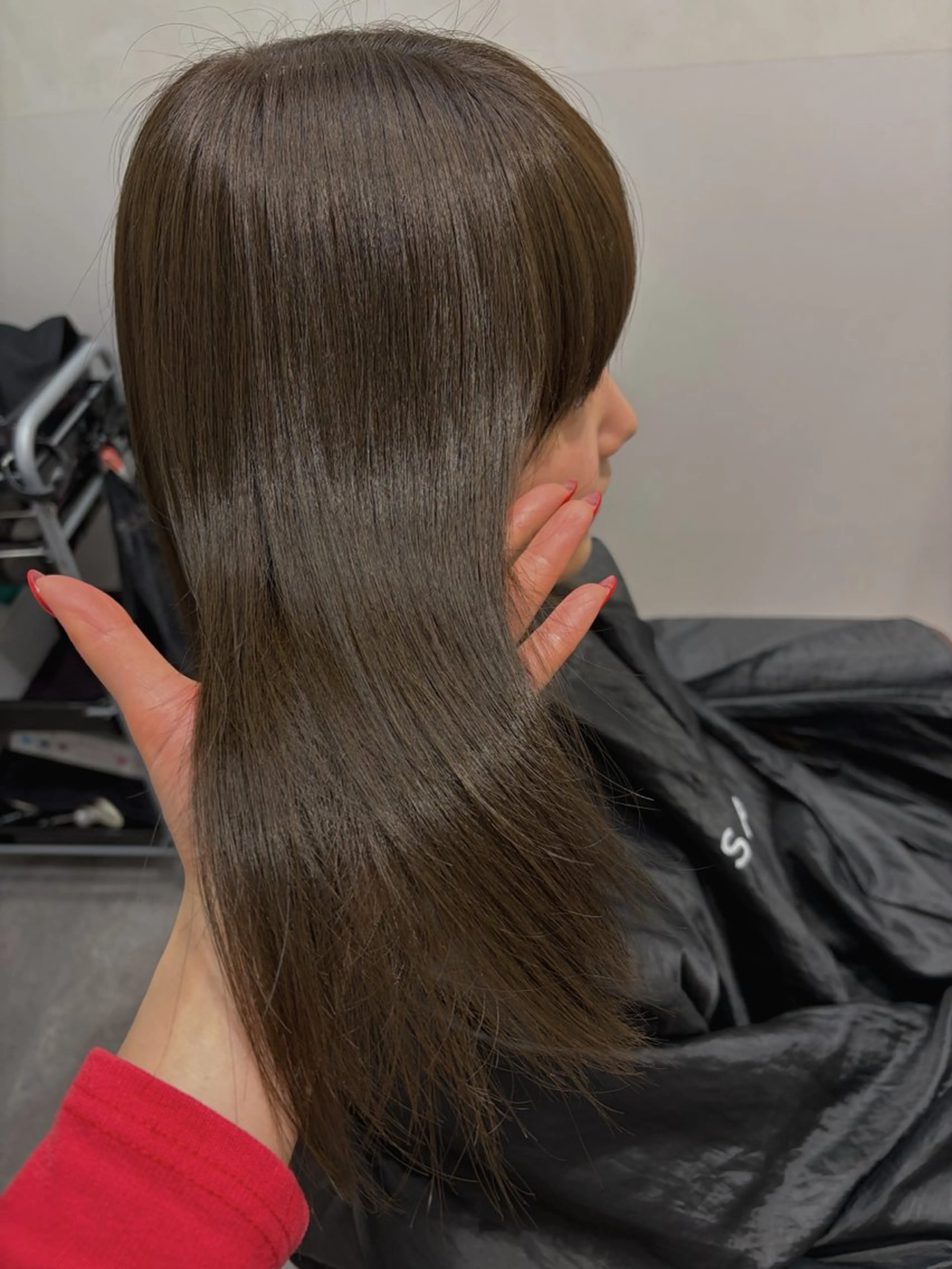 ミディアム カラー カット ヘアカラー トリートメント 砂原 ひよりのヘアスタイル