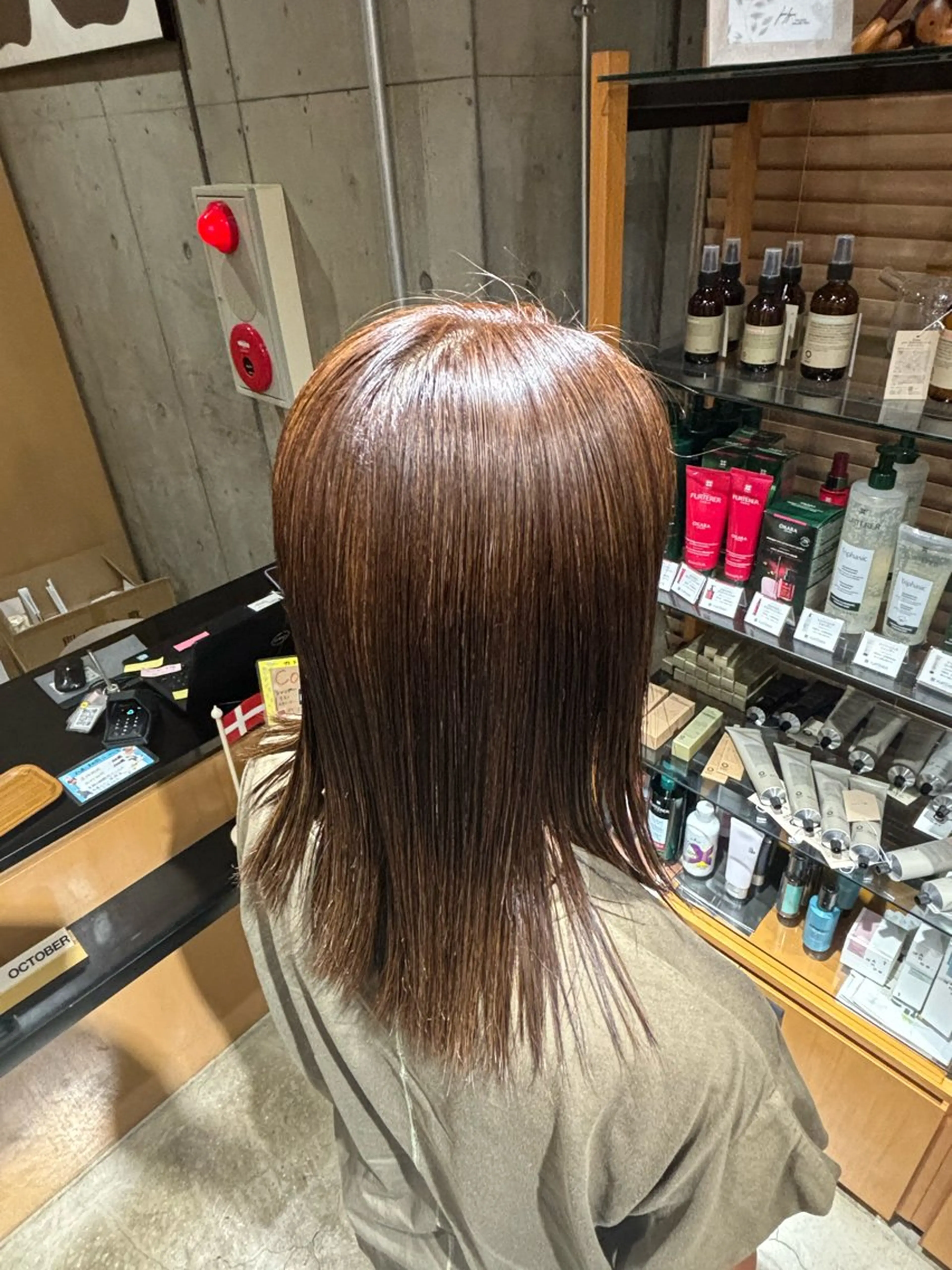 ロング カラー ヘアアレンジ 渡部 彩花のヘアスタイル