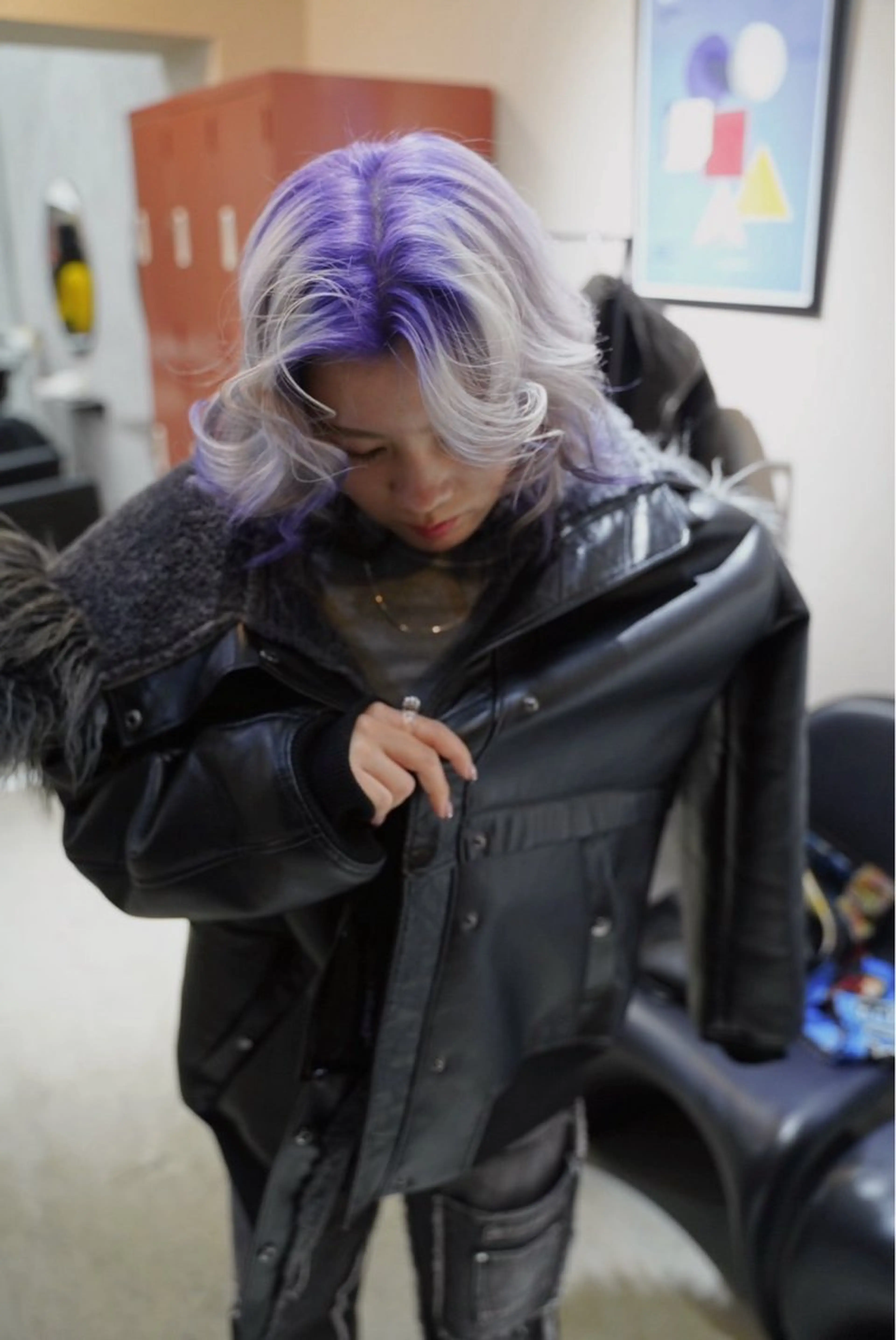 カラー airi໒꒱·゚ /デザインカラーのヘアスタイル