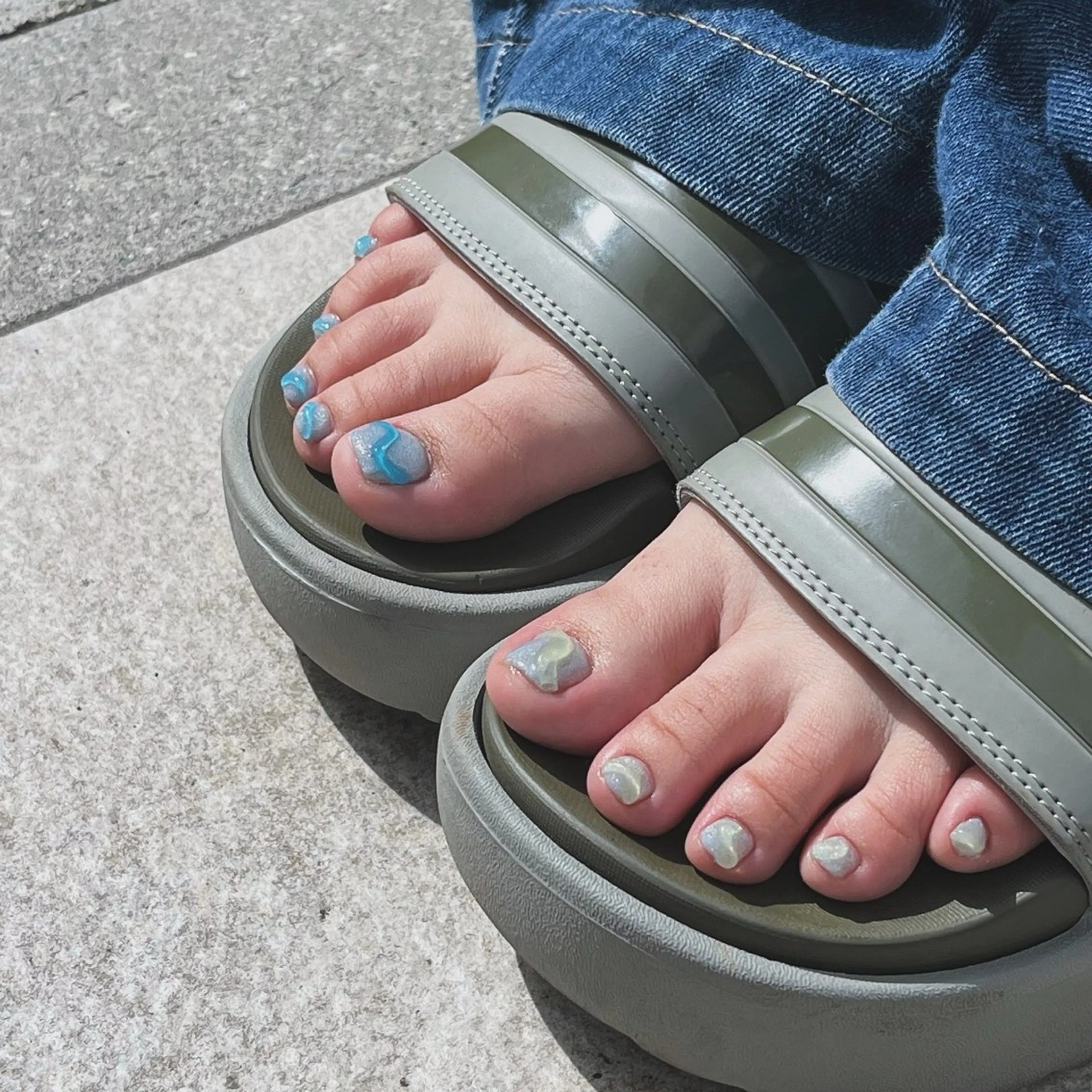 ネイル ジェルネイル 𝗿𝗶𝗰𝗼 ˎˊ˗のネイルデザイン