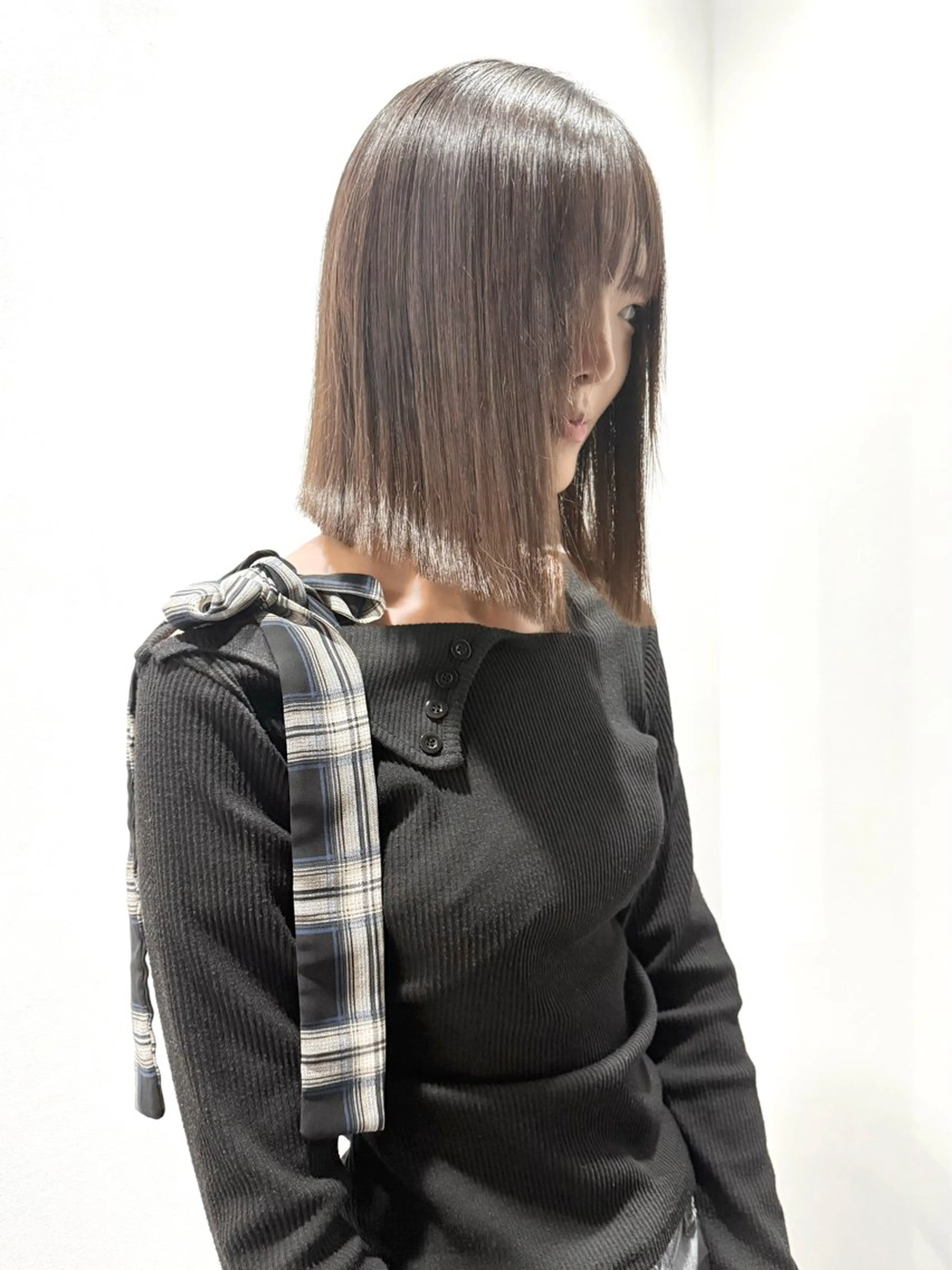 ショート カット 縮毛矯正 トリートメント 🌿透き通るツヤ髪× 縮毛矯正✂︎戸祭　伶のヘアスタイル