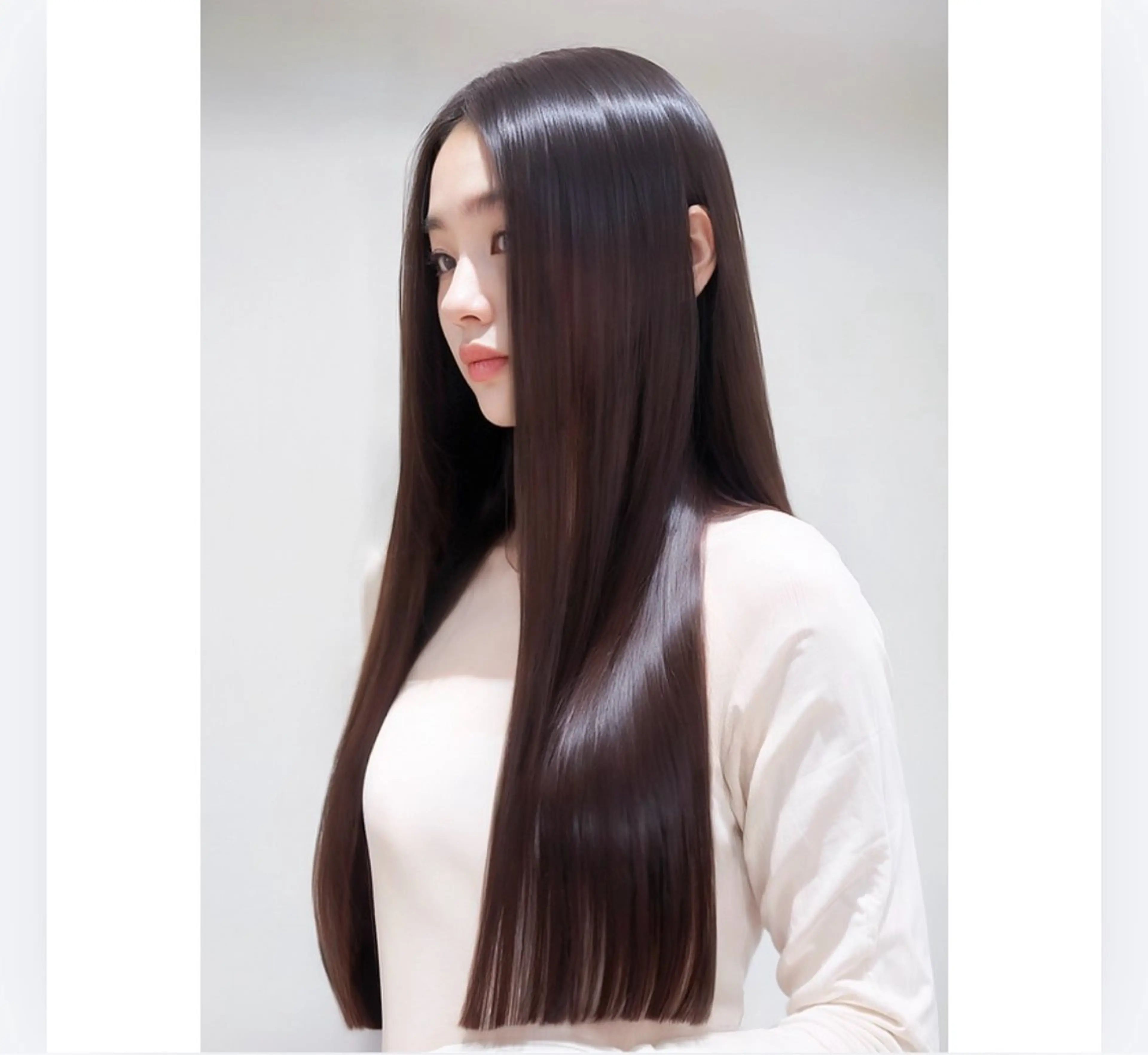 🉐【湿気による癖やウネリが気になる方へ】髪質改善美髪矯正＋カット＋トリートメント#縮毛矯正#ストレートの写真