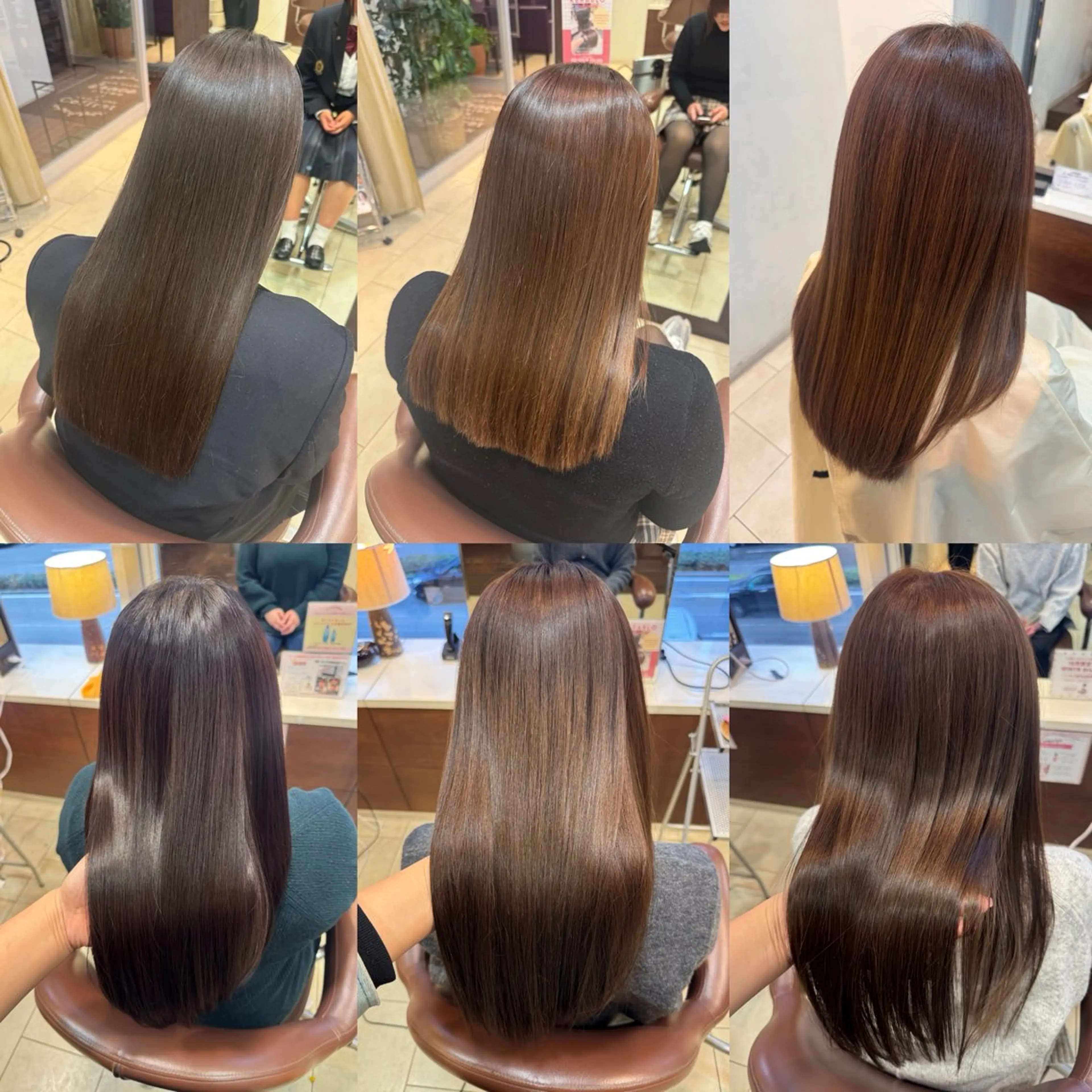 ロング カラー カット ヘアカラー トリートメント 🍒暖色カラー🍒 ✨髪質改善✨西村亜弥のヘアスタイル