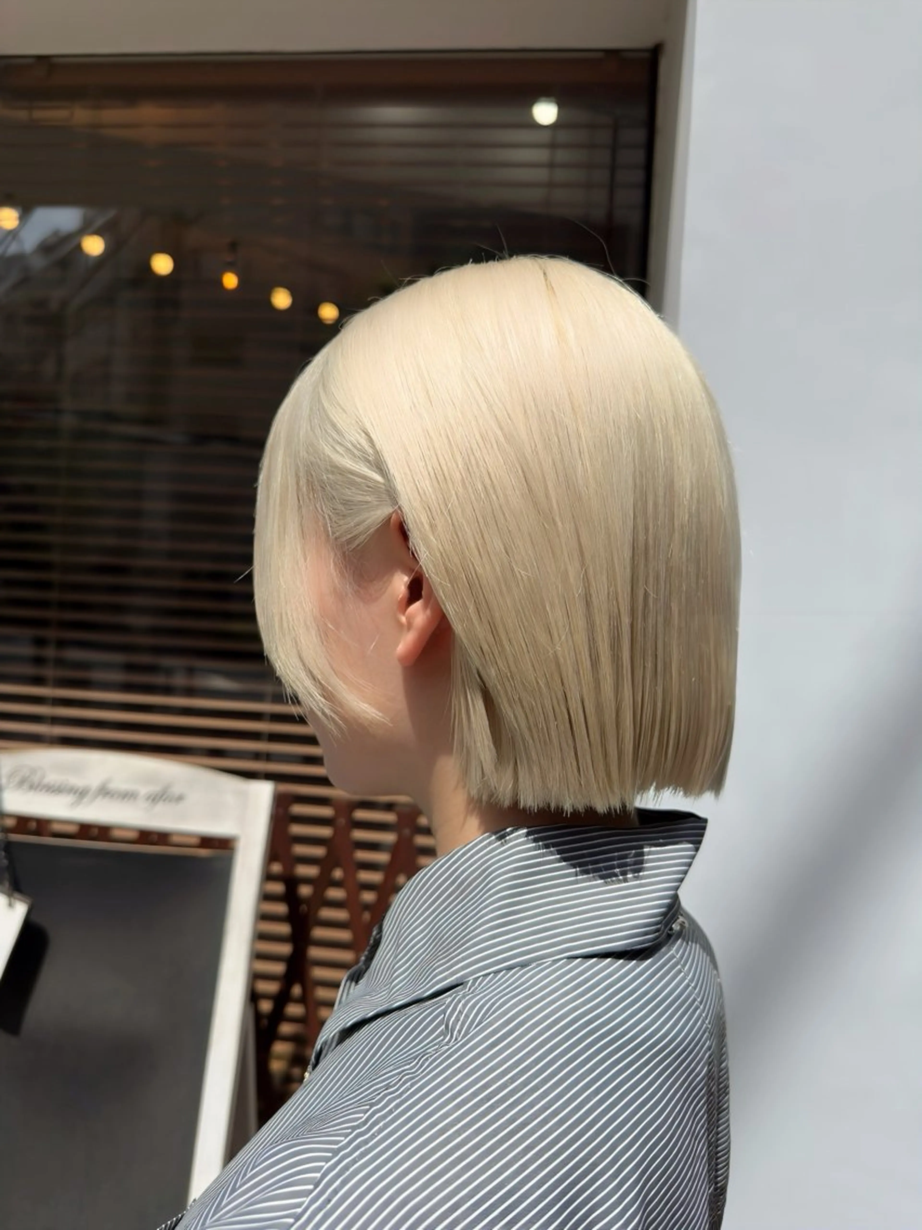 ショート 切りっぱなしボブ ボブ 髪質改善 韓国風ヘア トリートメント 新宿御苑前/新宿 Ryuseiのヘアスタイル