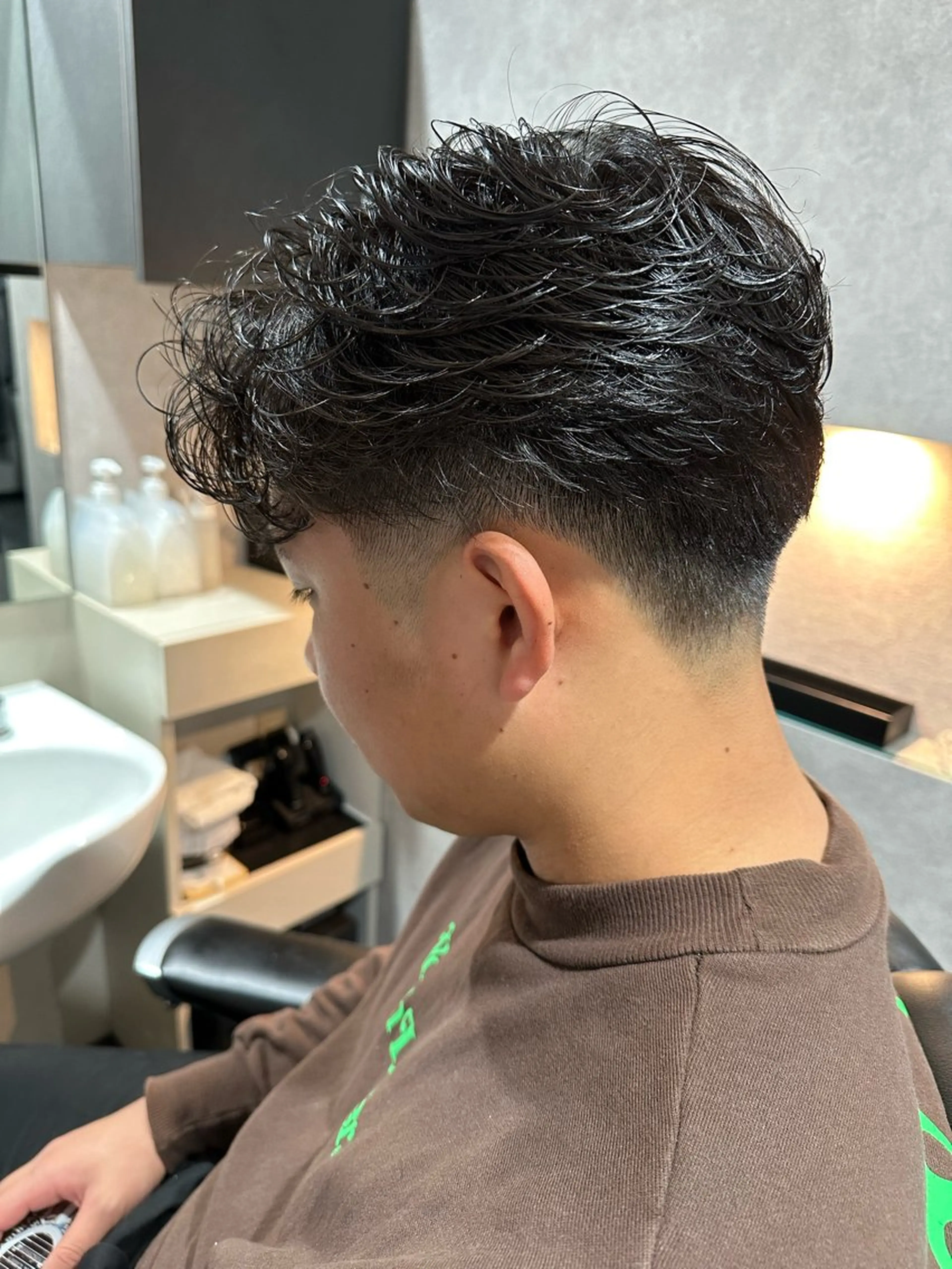 メンズ 篠原 颯人のヘアスタイル