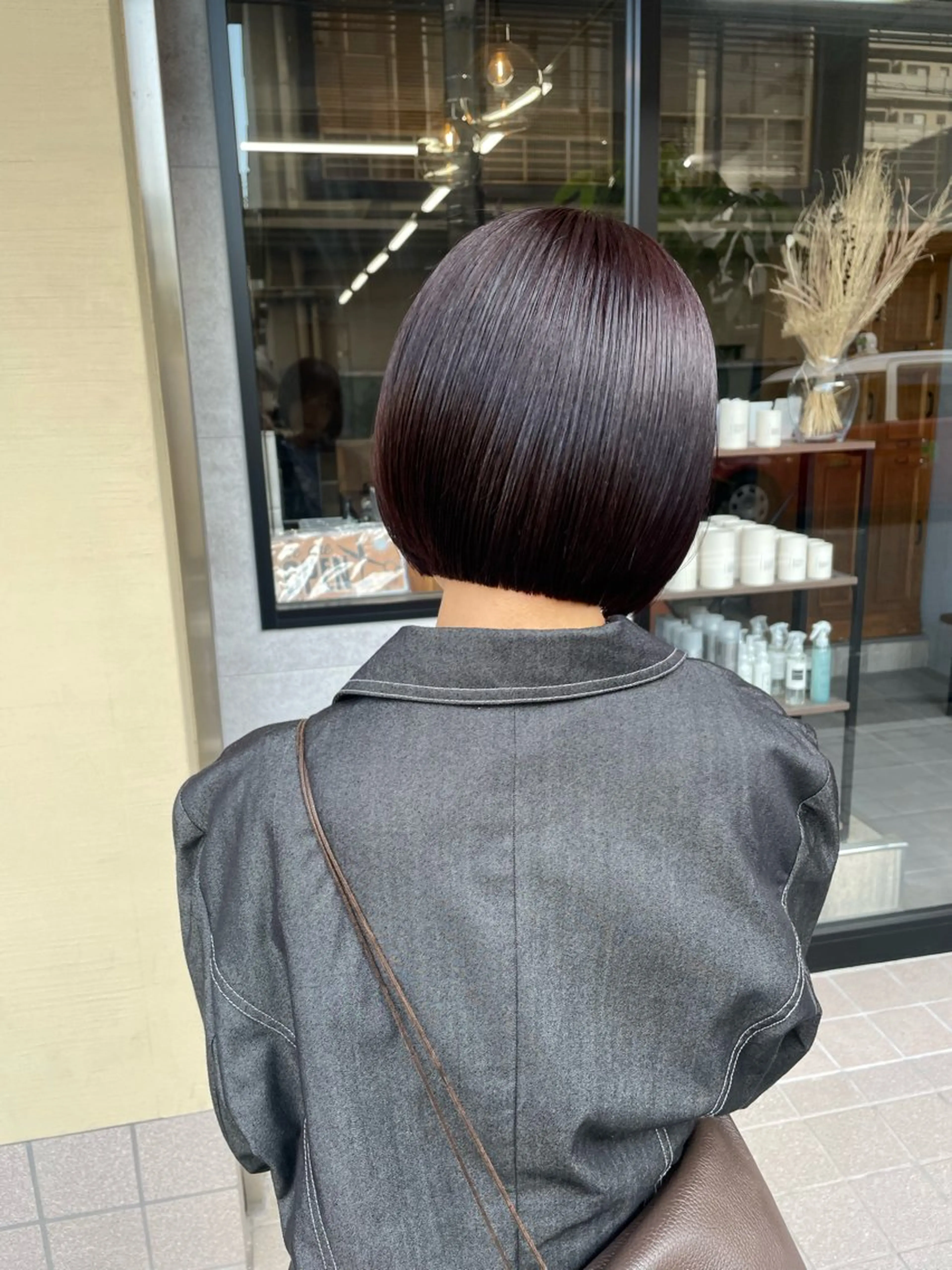 ショート 切りっぱなしボブ 前下がりボブ ショートボブ ボブ ショートヘア darts所属・マツダ レンのヘアスタイル