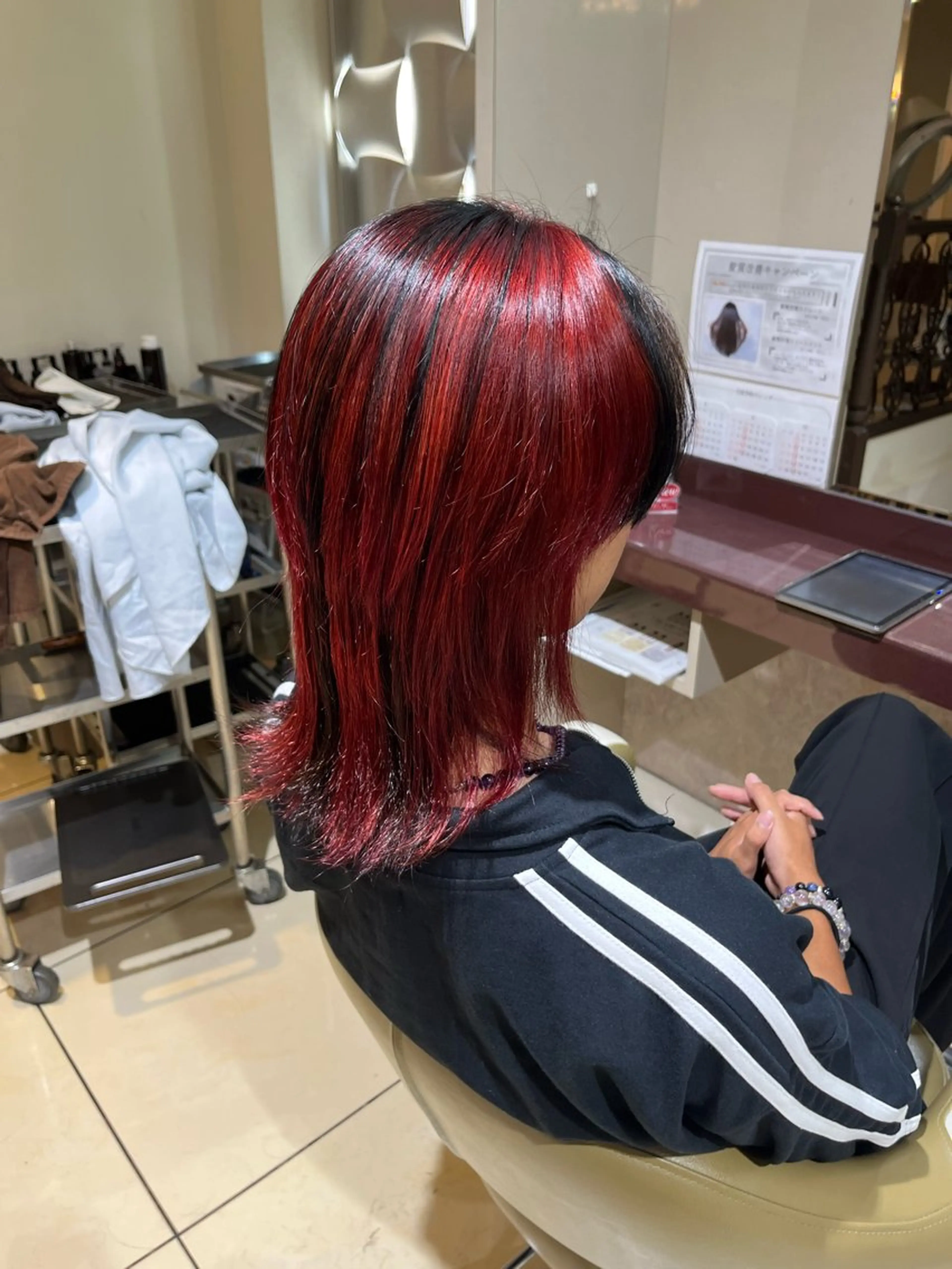 メンズ ヘアカラー トリートメント 八重樫 夢愛のヘアスタイル