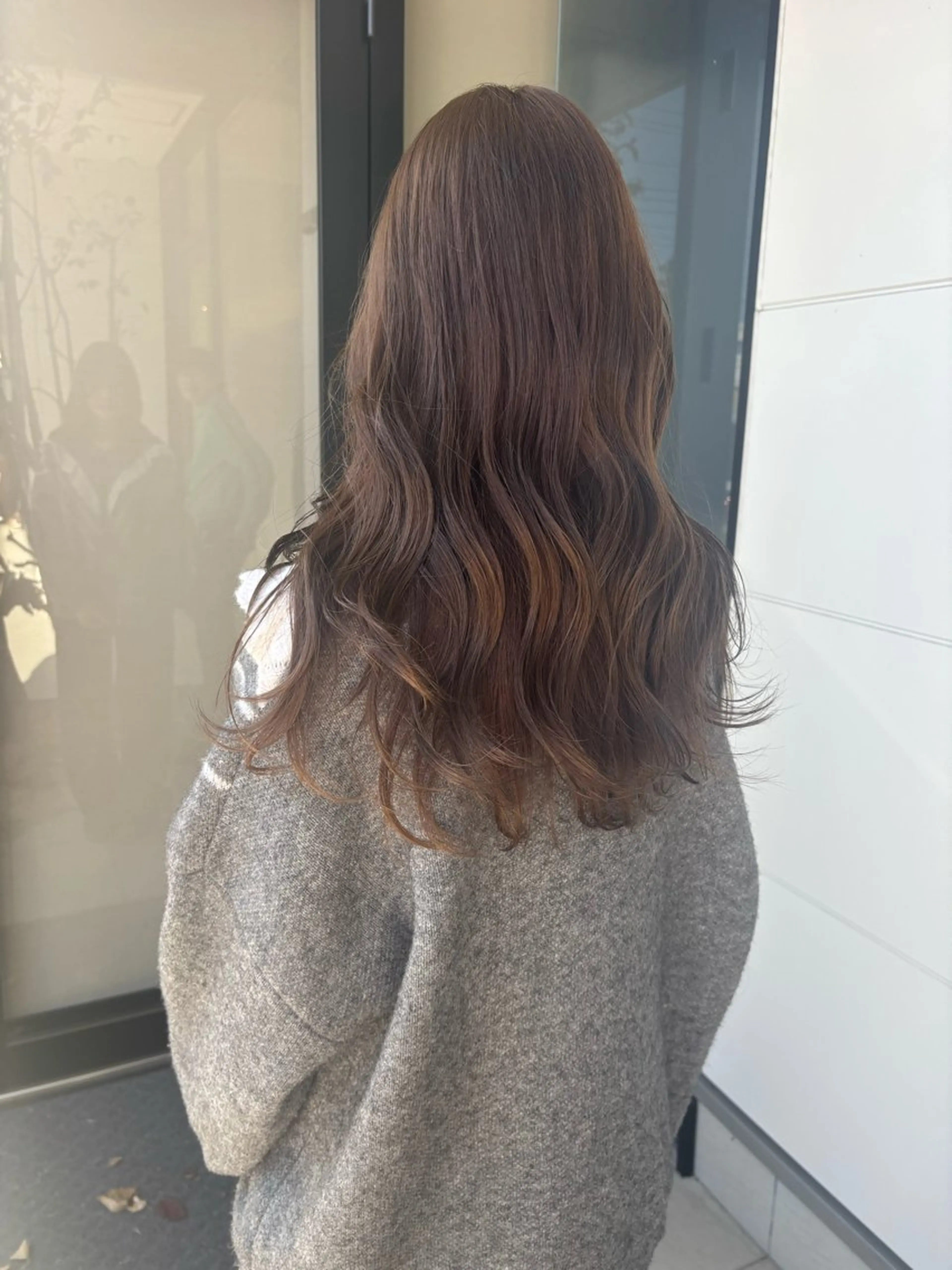 ロング カラー ベージュカラー ブリーチ ダブルカラー ブリーチなしカラー オリーブベージュ niil所属・miyu /niilのヘアスタイル