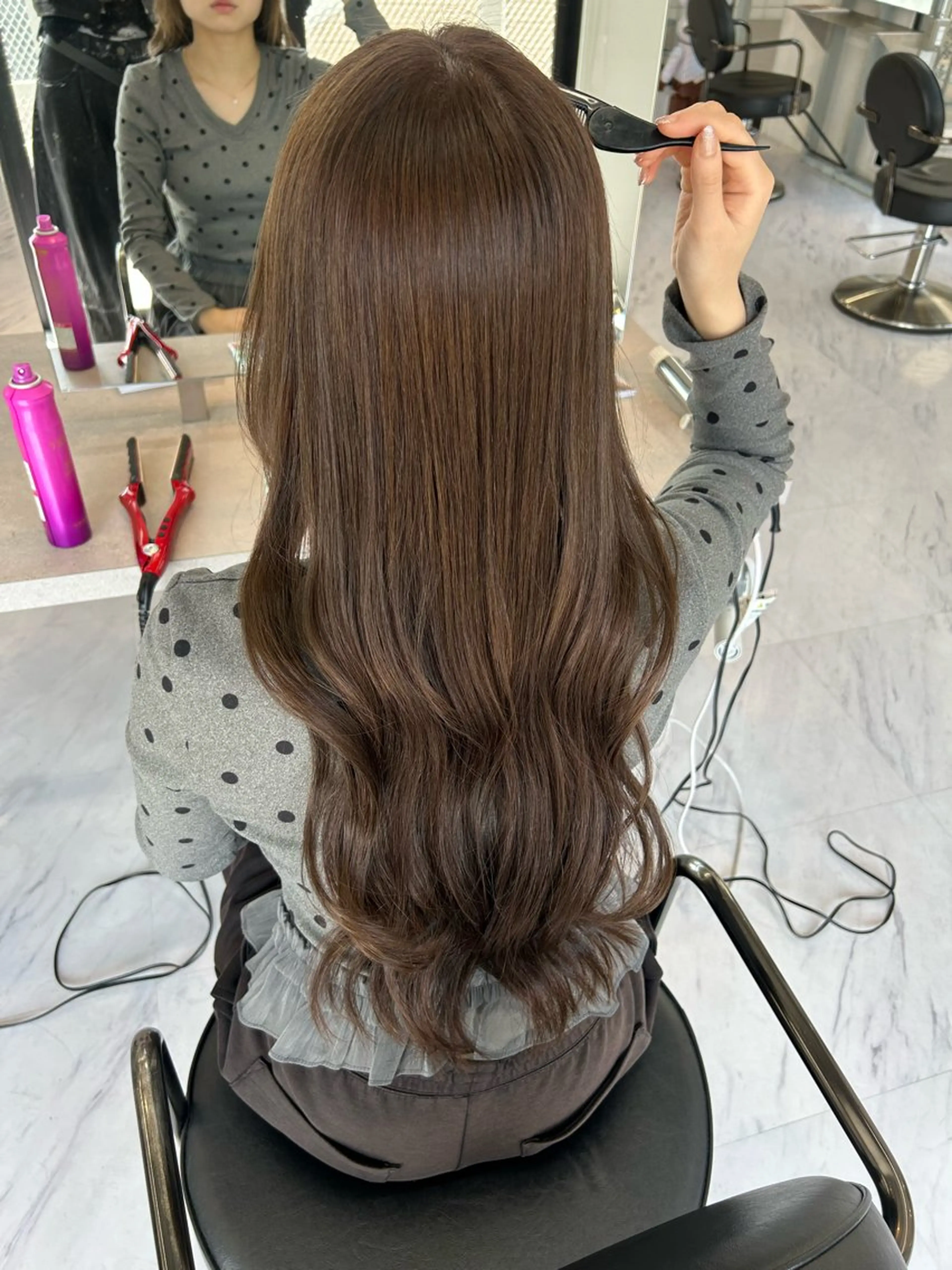 ロング カラー ベージュカラー ショコラベージュ 透明感カラー ヘアカラー VIVIE所属・【 ViVIE 】 とものその他イメージ