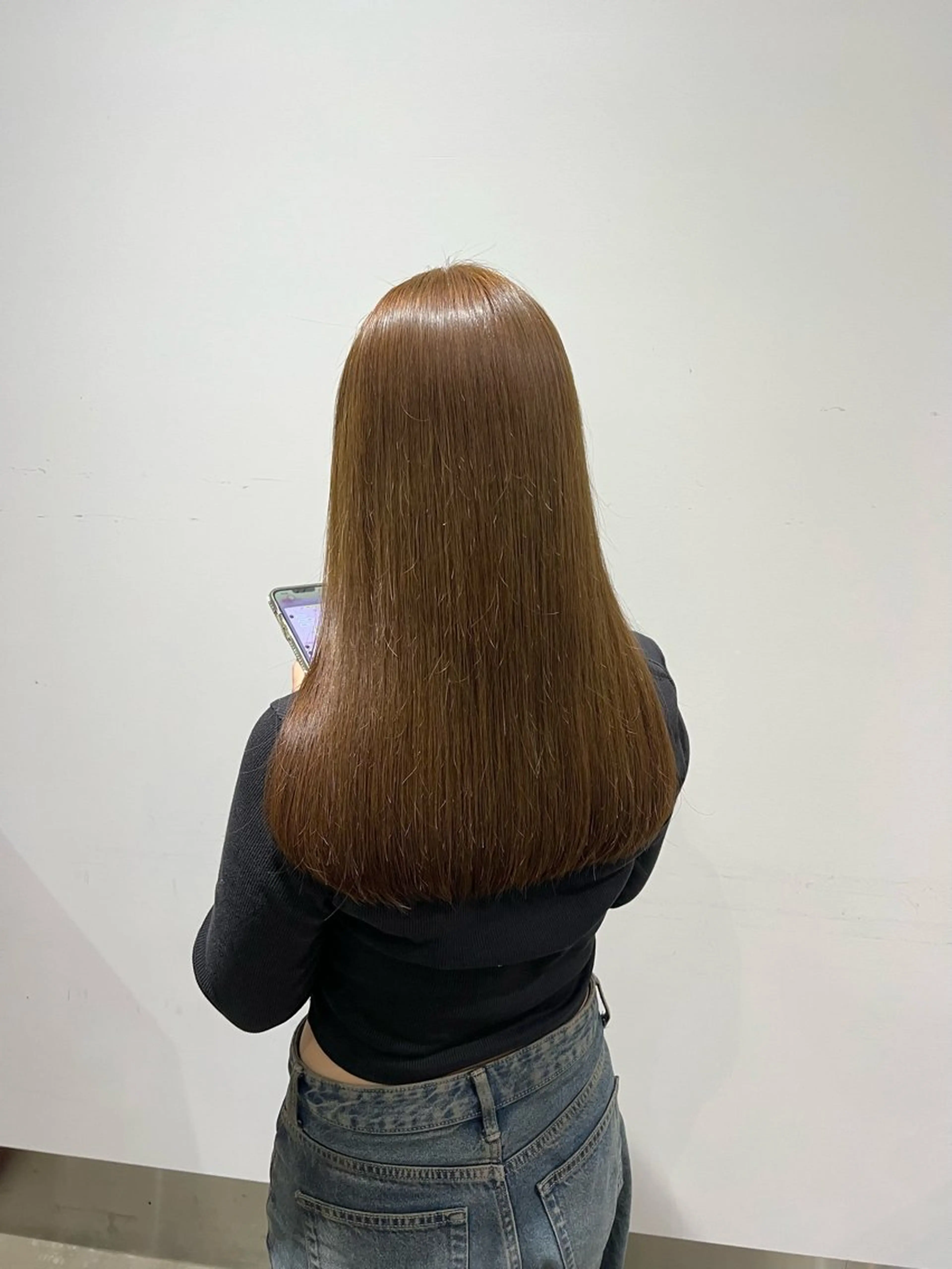 ロング カラー ヘアカラー トリートメント Helena みなつのヘアスタイル
