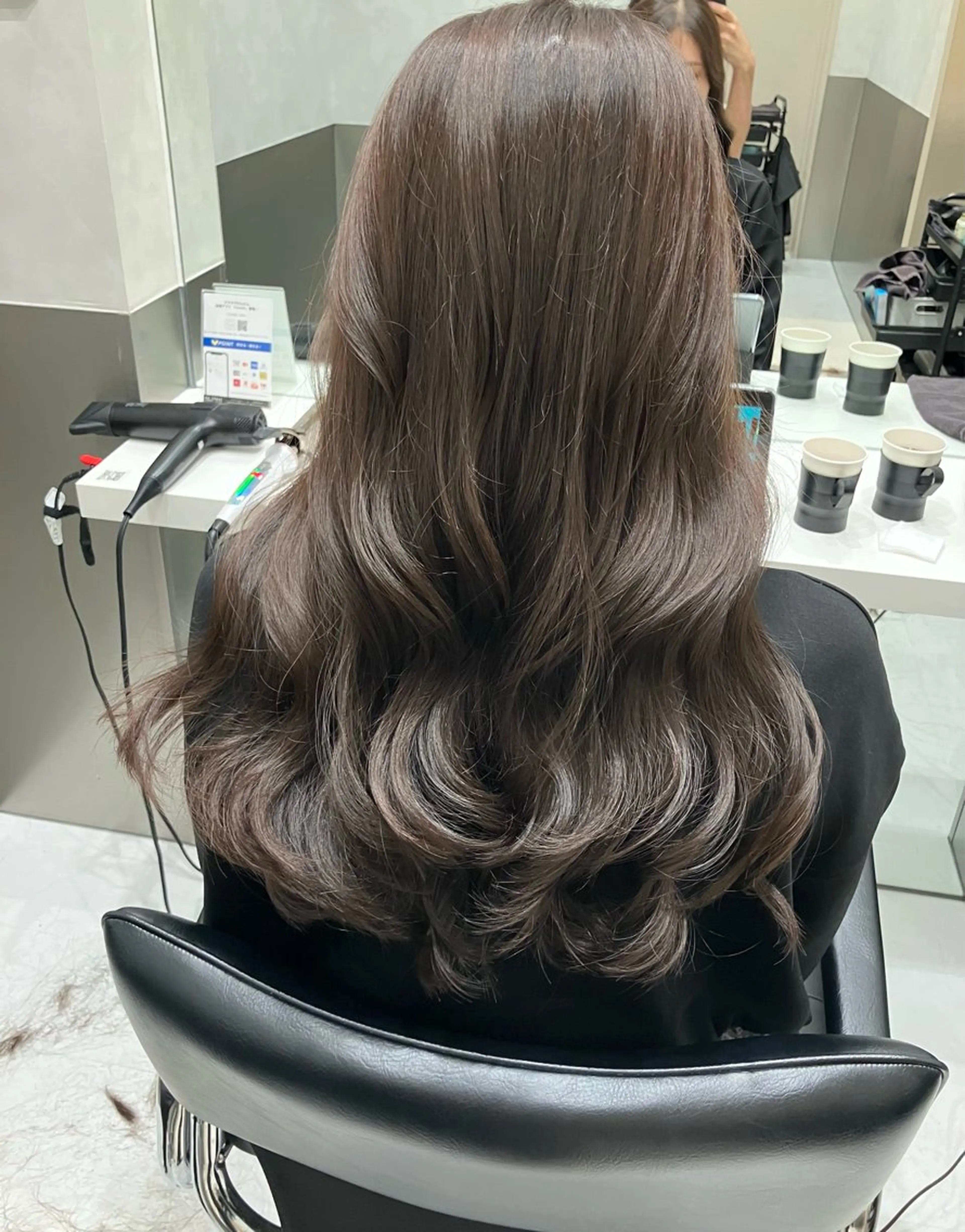 ロング カラー カット ヘアカラー トリートメント GO TODAY SHAIRE SALON原宿vita店舗所属・💖ブリーチなし透明 感💖ASAHIのヘアスタイル