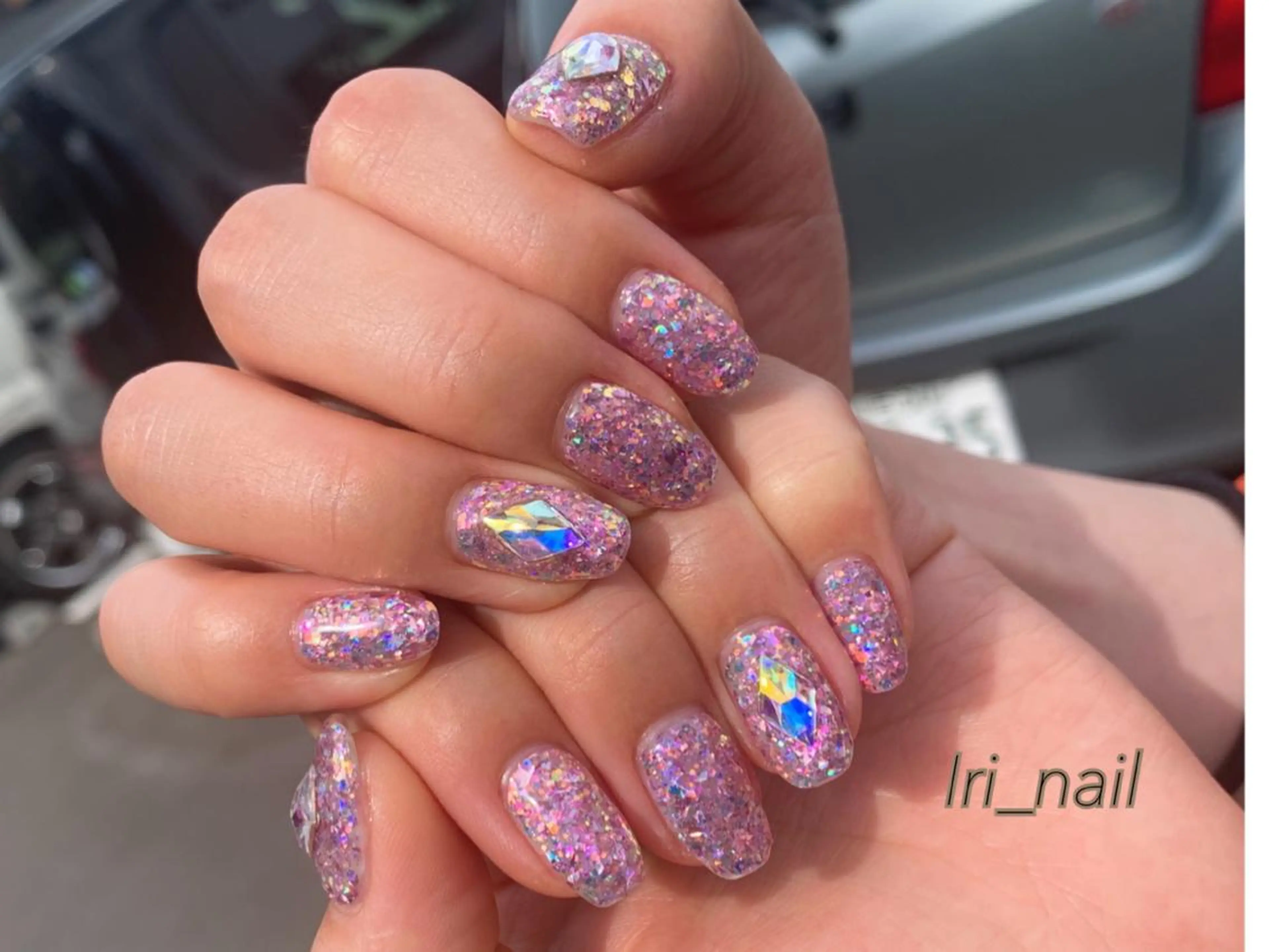 ネイル ジェルネイル ワンカラーネイル ハンドネイル 中川 愛理のネイルデザイン