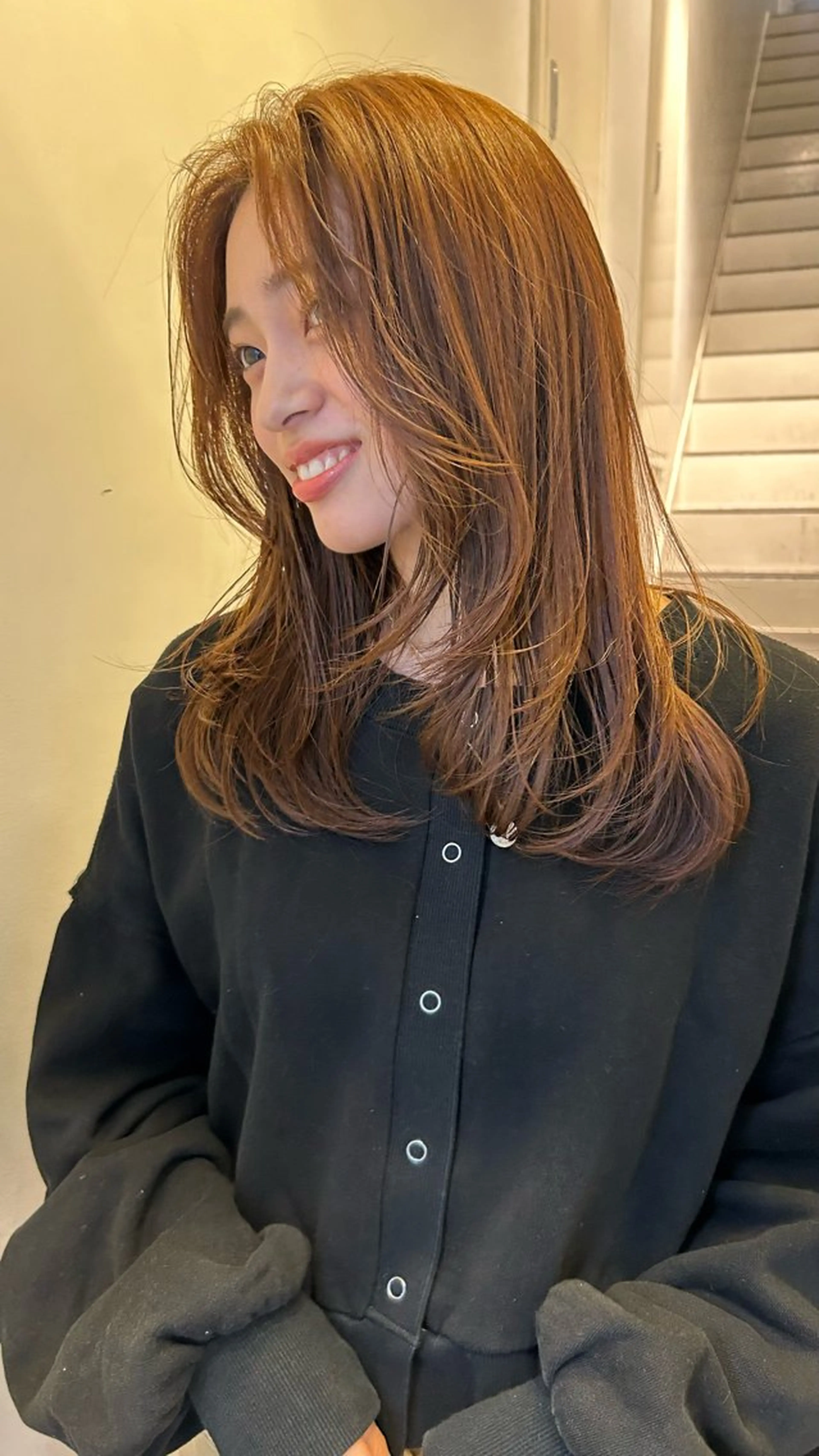 ロング レイヤーカット 高山沙来/ストレート パーマ特化/縮毛矯正のヘアスタイル