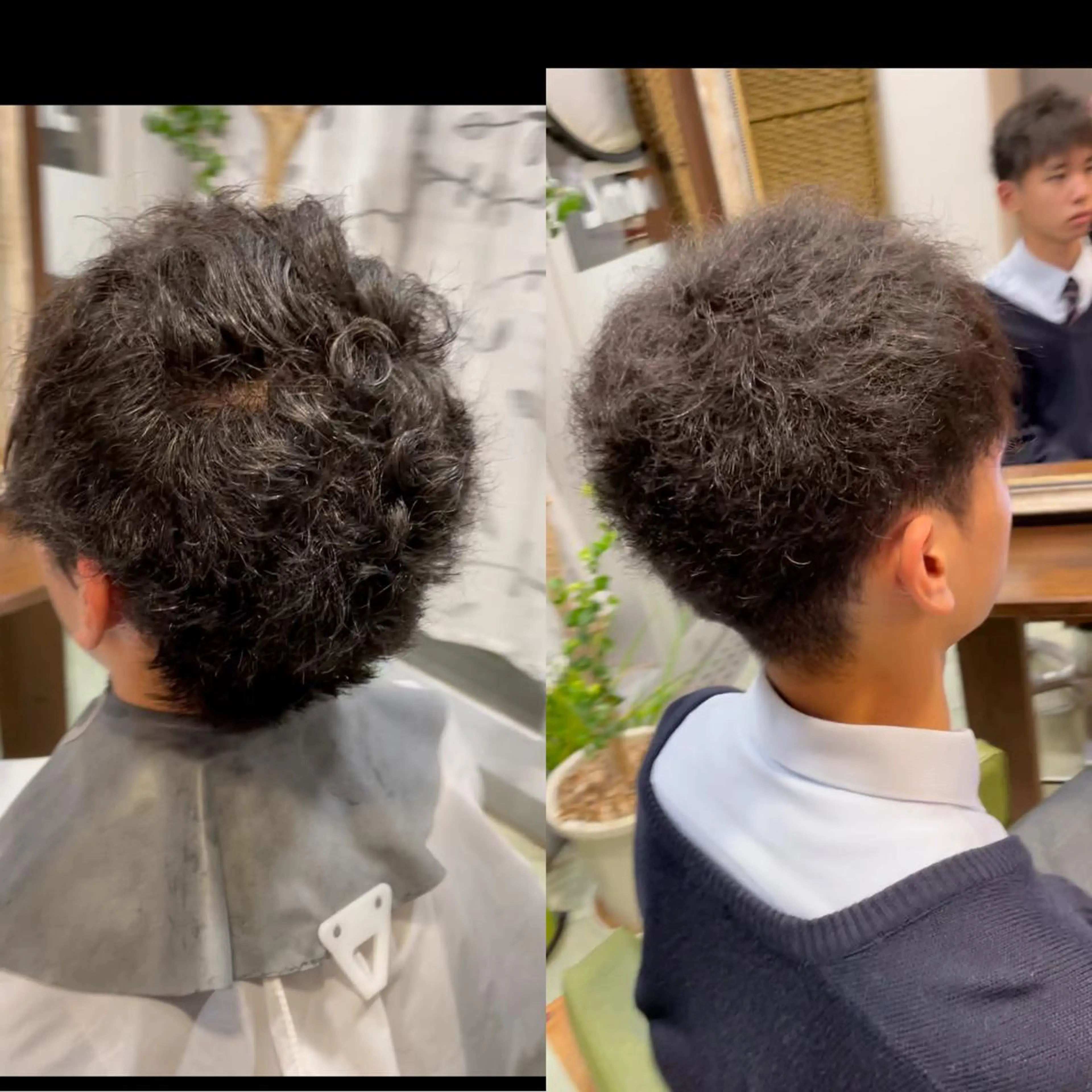 ショート メンズ フェードカット メンズメッシュ メンズパーマ スキンフェード share salon　SCENA所属・堤太志 メンズパーマ特化のヘアスタイル