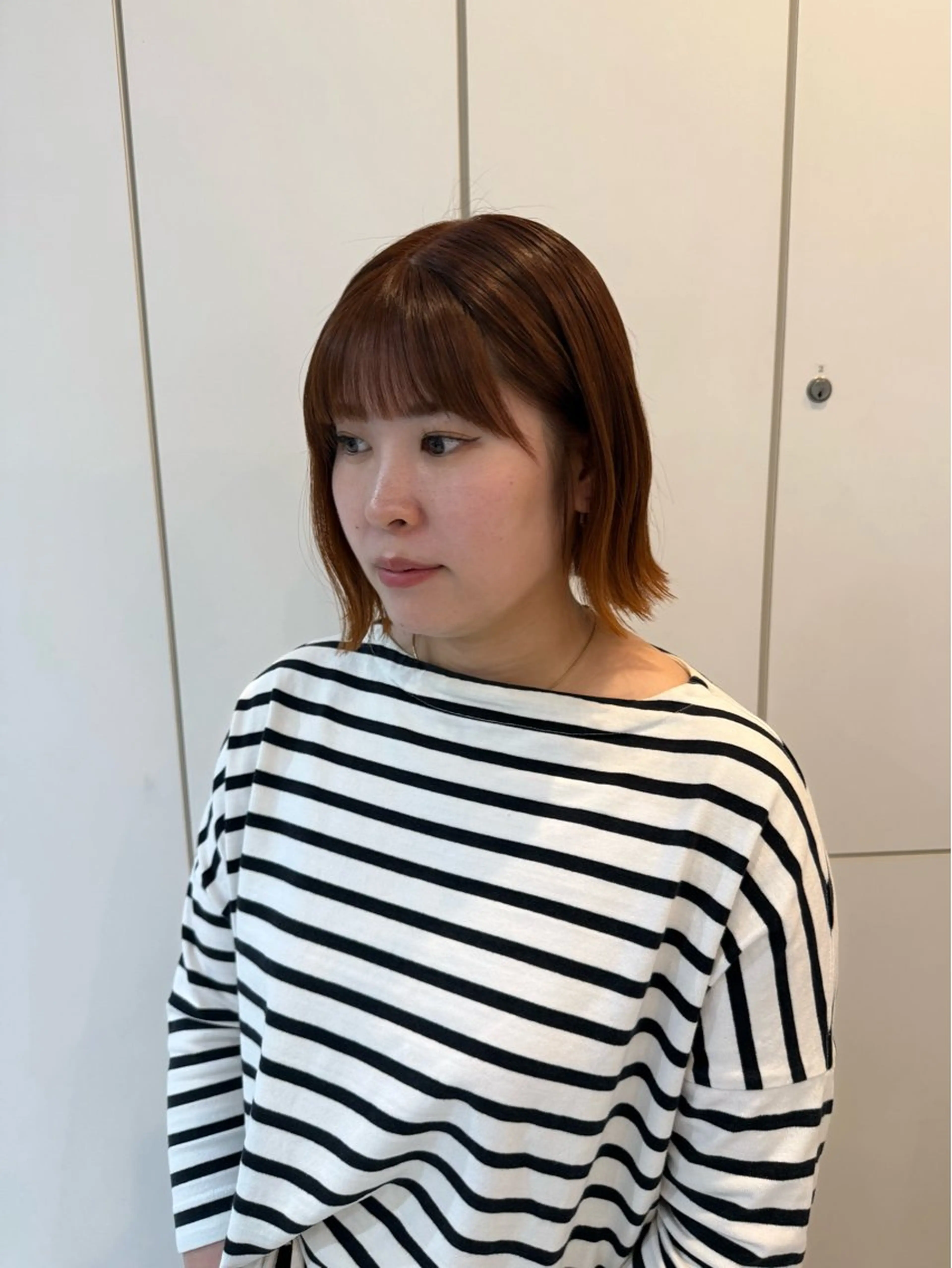 ショート カラー カット ヘアカラー neneka レイヤー／パーマのヘアスタイル