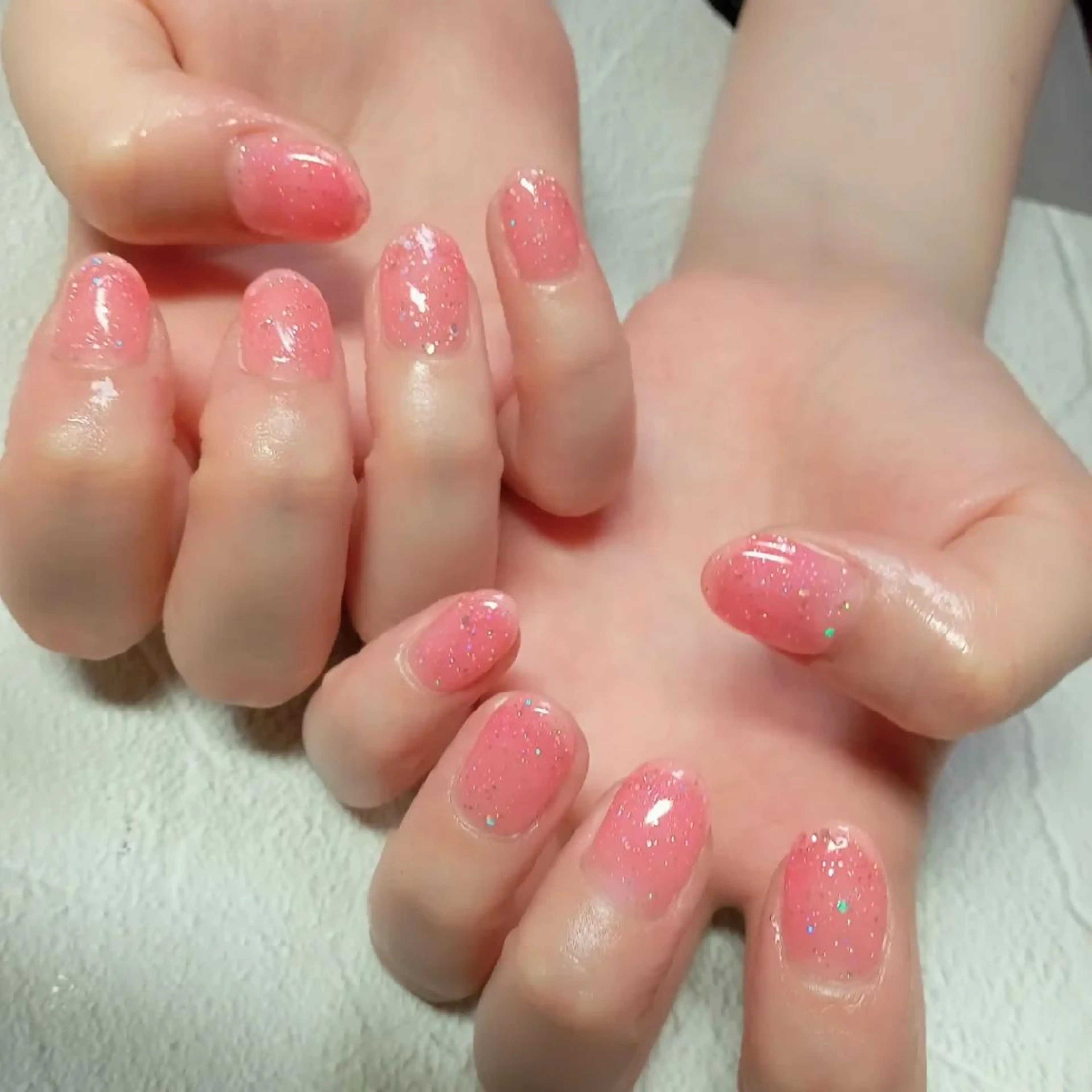 ネイル キラキラネイル ラメ(グリッター) ラメグラデーション マグネットネイル ビー玉ネイル flure de neige yukiのネイルデザイン