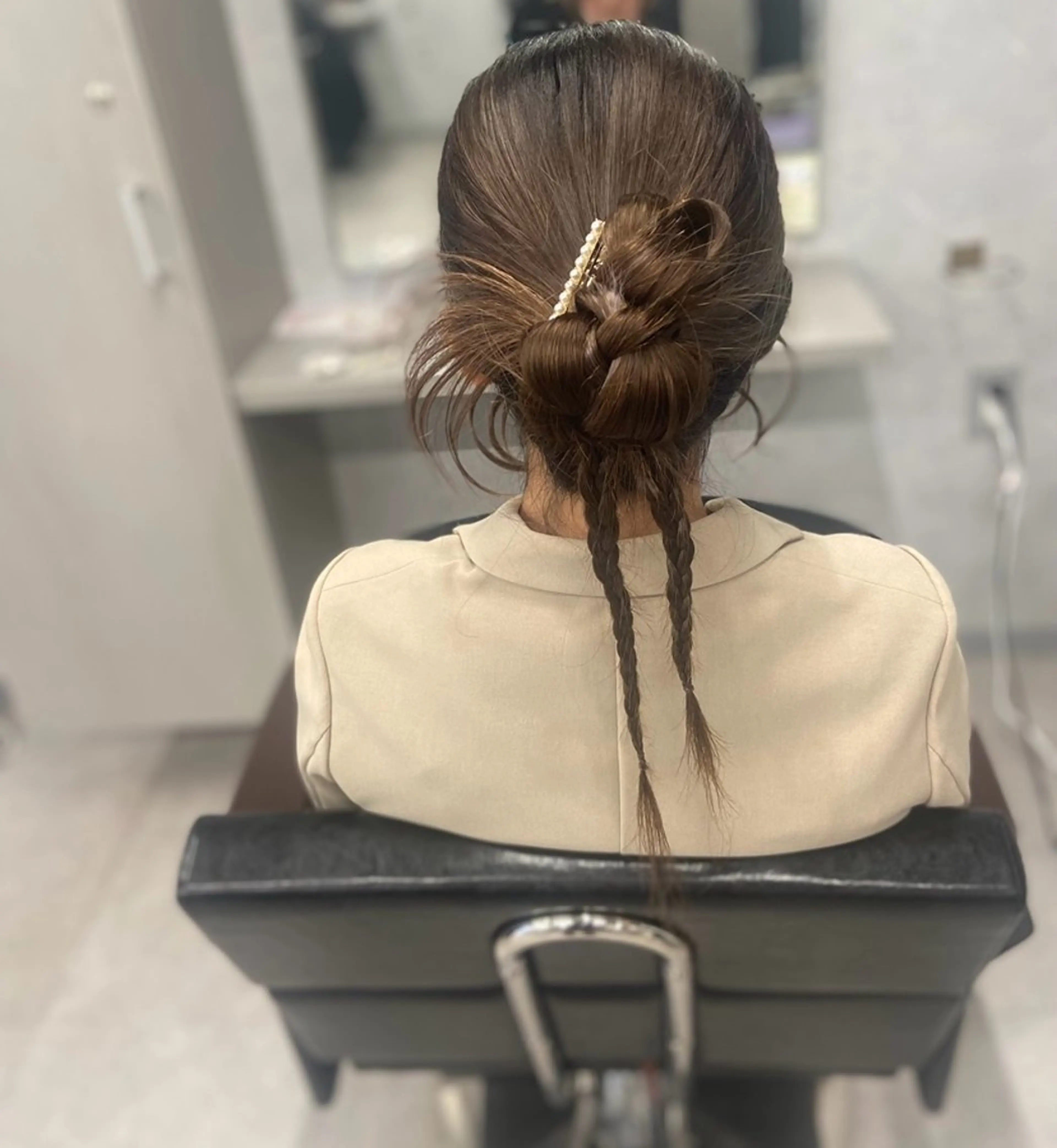 セミロング ヘアセット 🪄ྀི Morita🩵ྀིのヘアスタイル