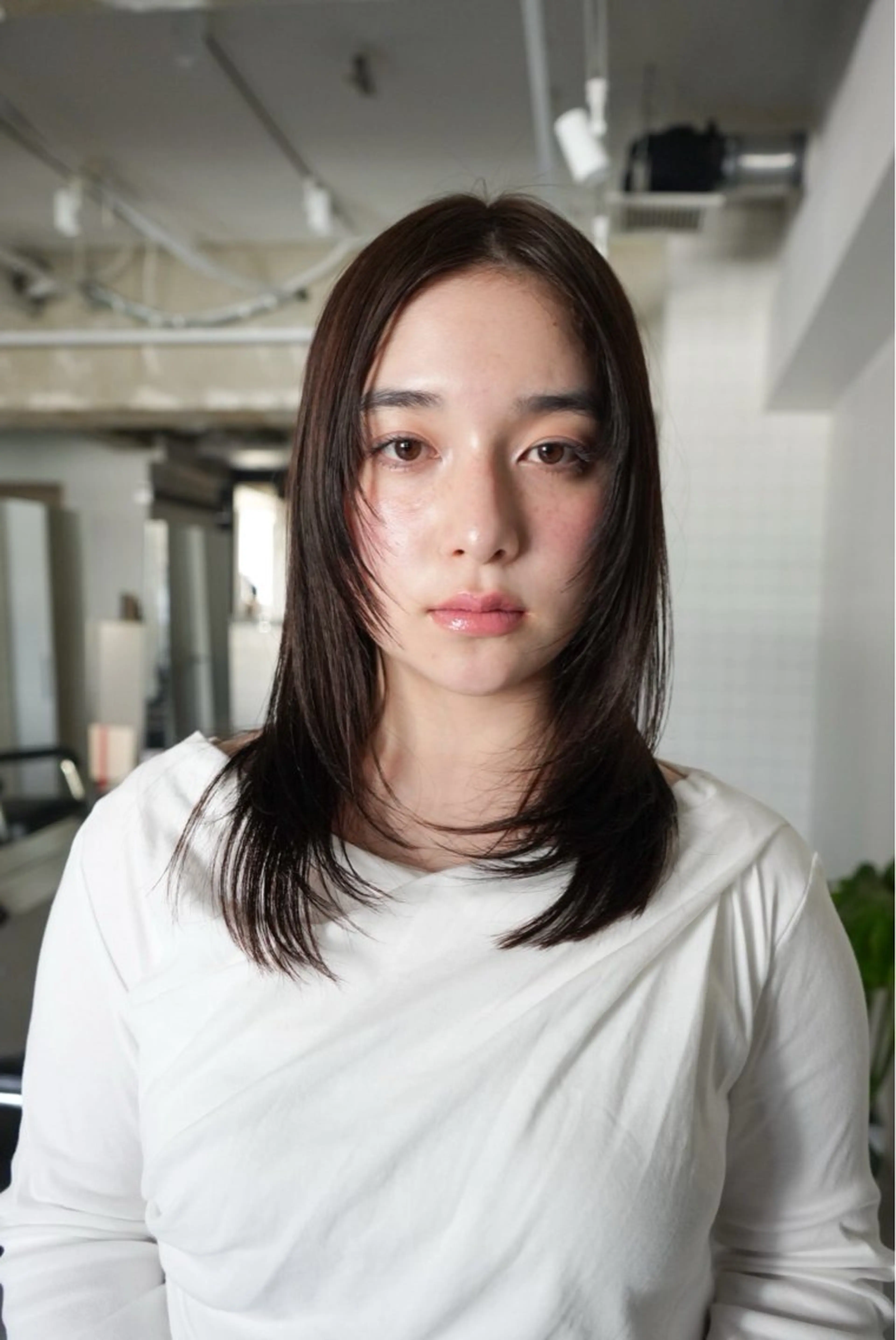 ミディアム 韓国風レイヤー/新潟 /小新/愛咲🎀のヘアスタイル