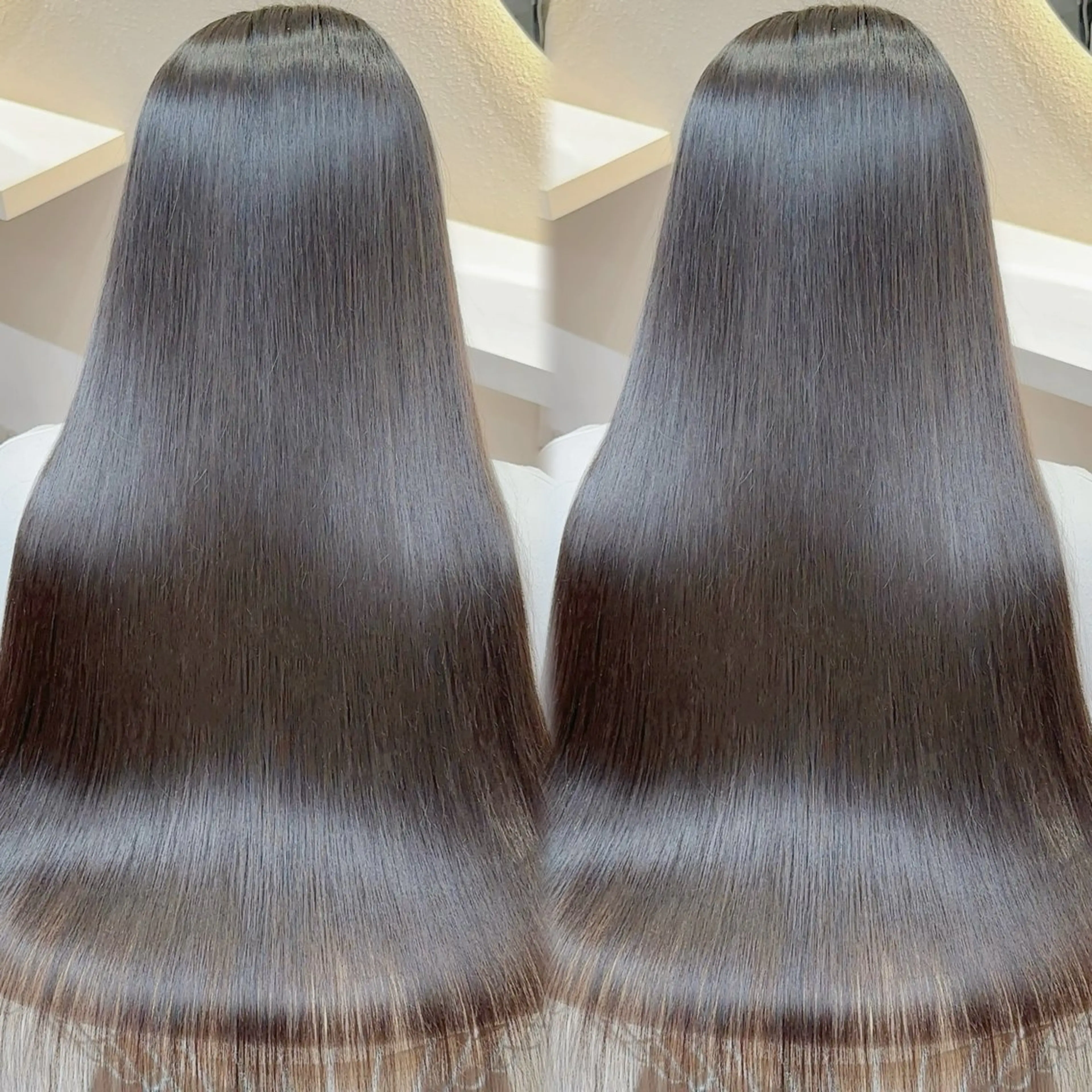 ロング カラー カット ヘアカラー 縮毛矯正 レイヤー❣️縮毛矯 川村利幸のヘアスタイル