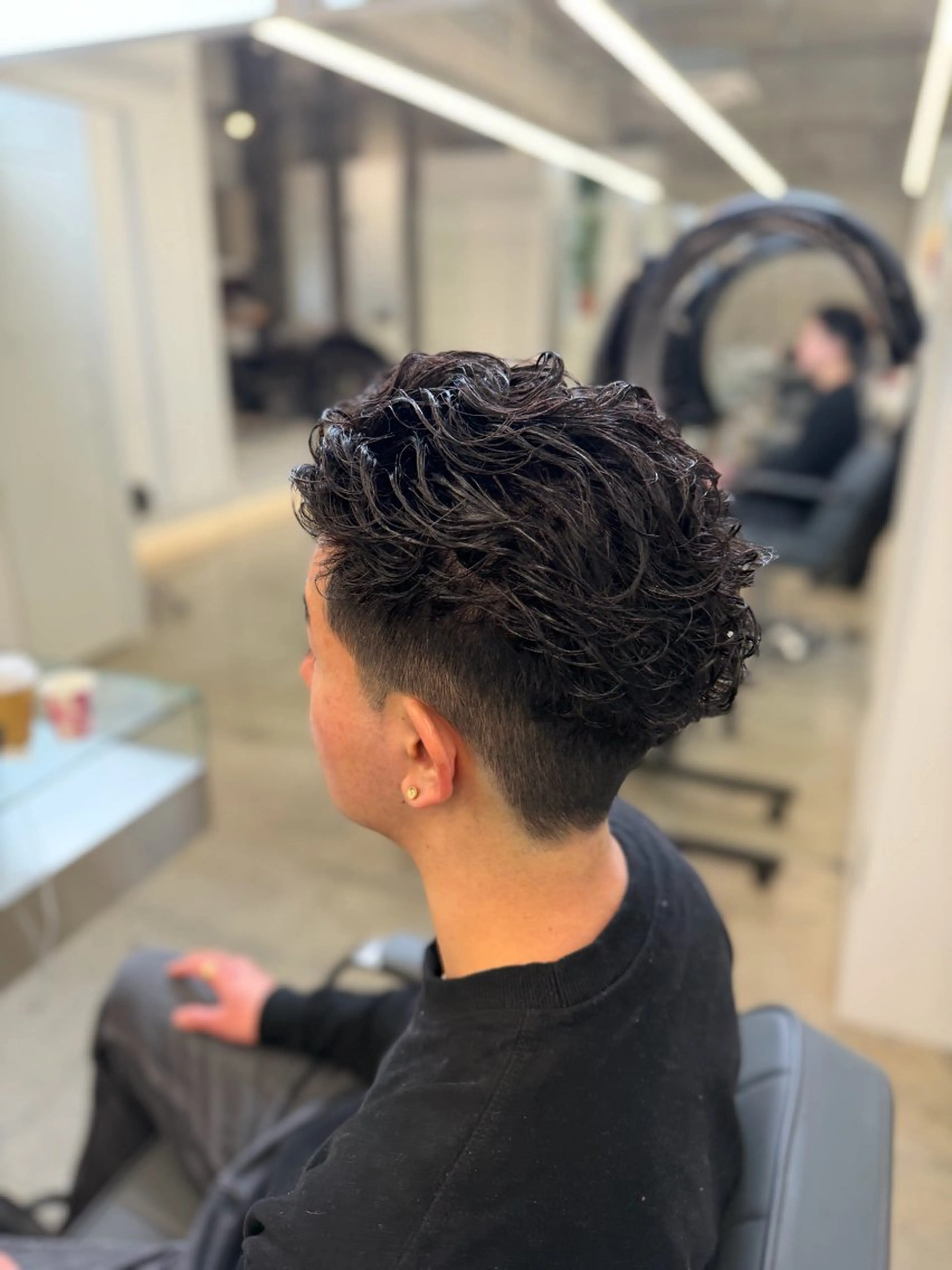 パーマ メンズ カット パーマ パーマ特化/フェザー パーマシャドウ/真生のヘアスタイル