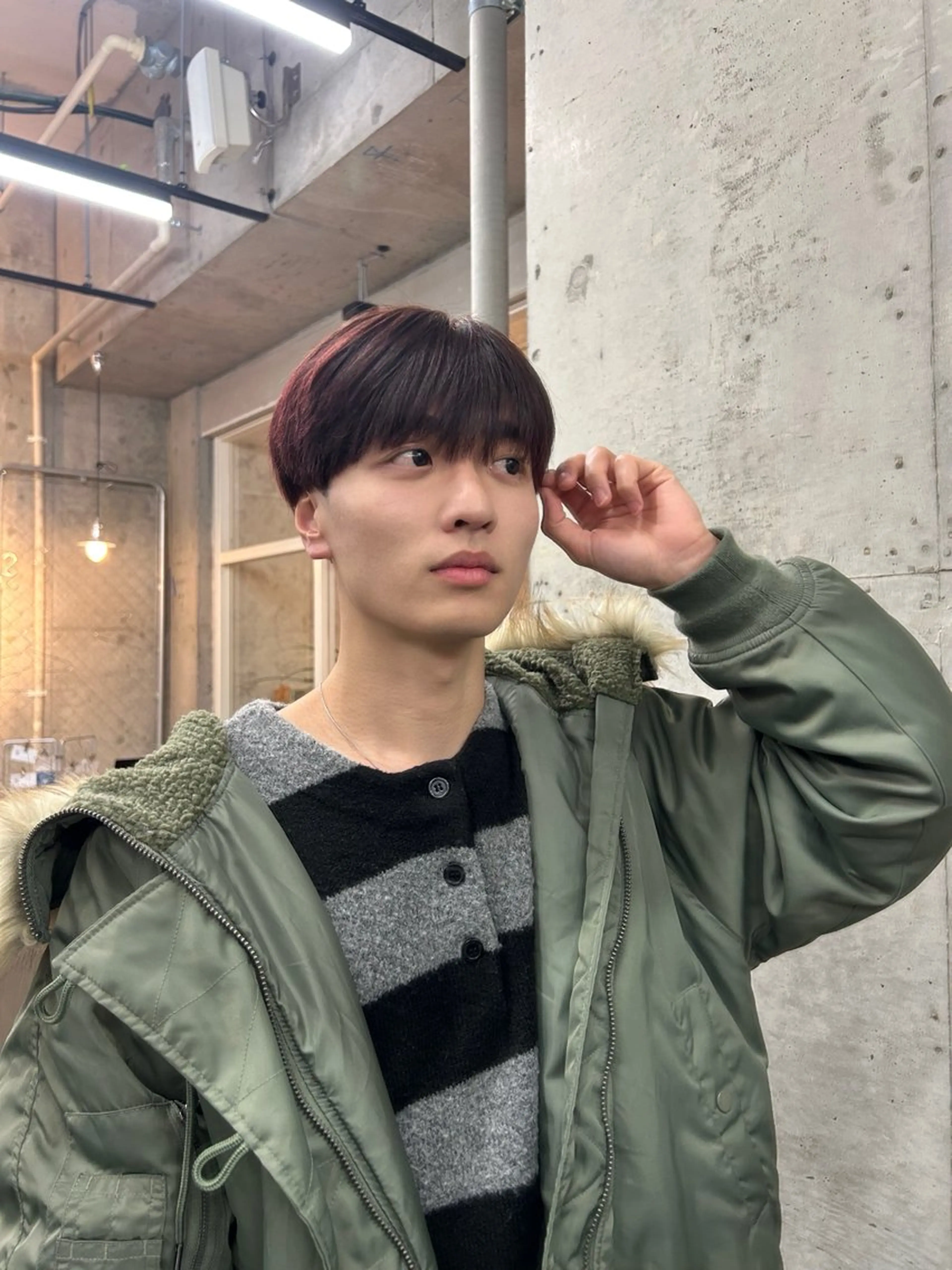 ❄️メンズカット+ワンカラー(白髪染めも可)+【頭皮、髪ナノバブル洗浄】marbb付き❄️の写真