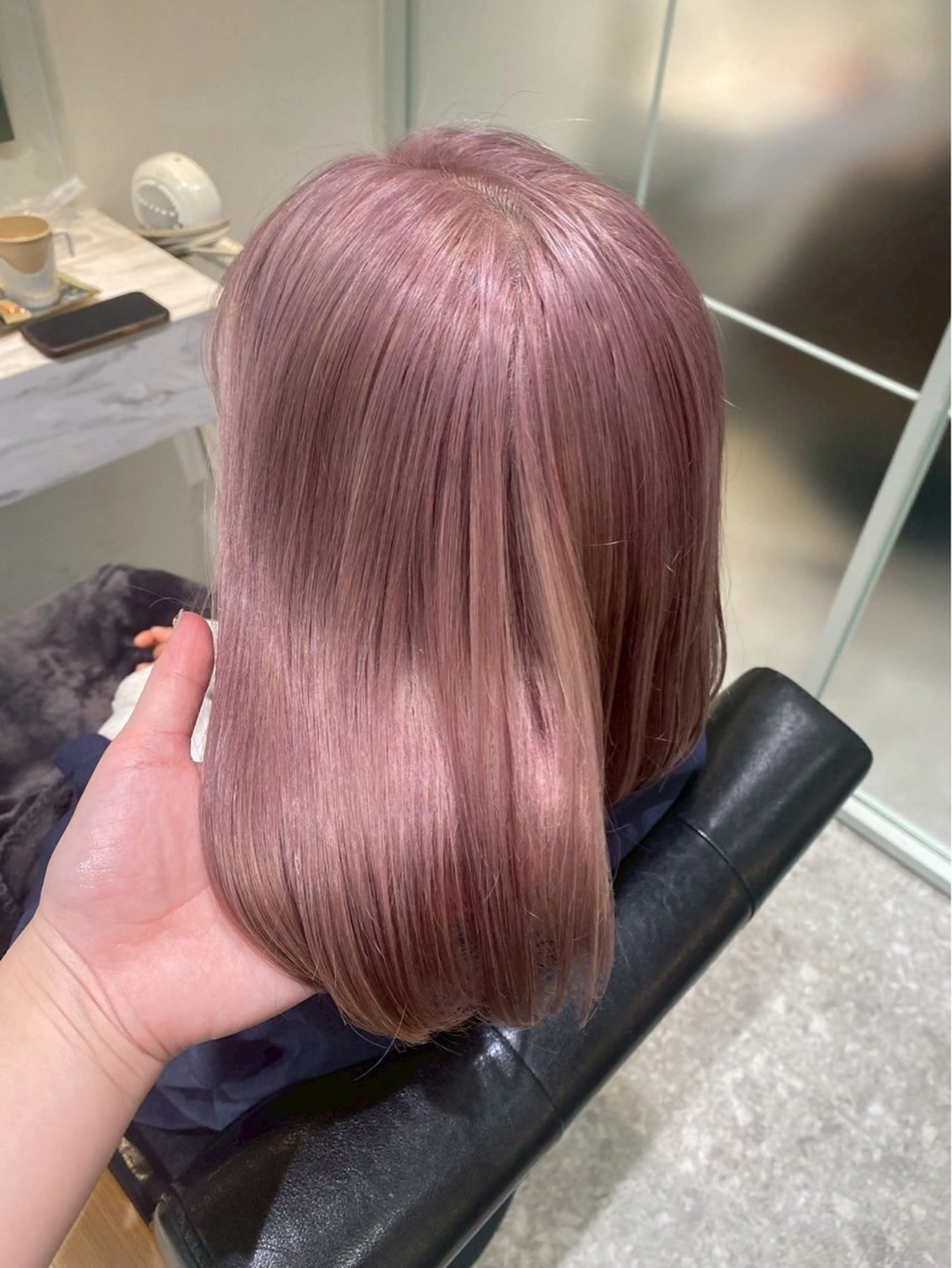 ミディアム アオイ/透明感カラー レイヤー🌙のヘアスタイル