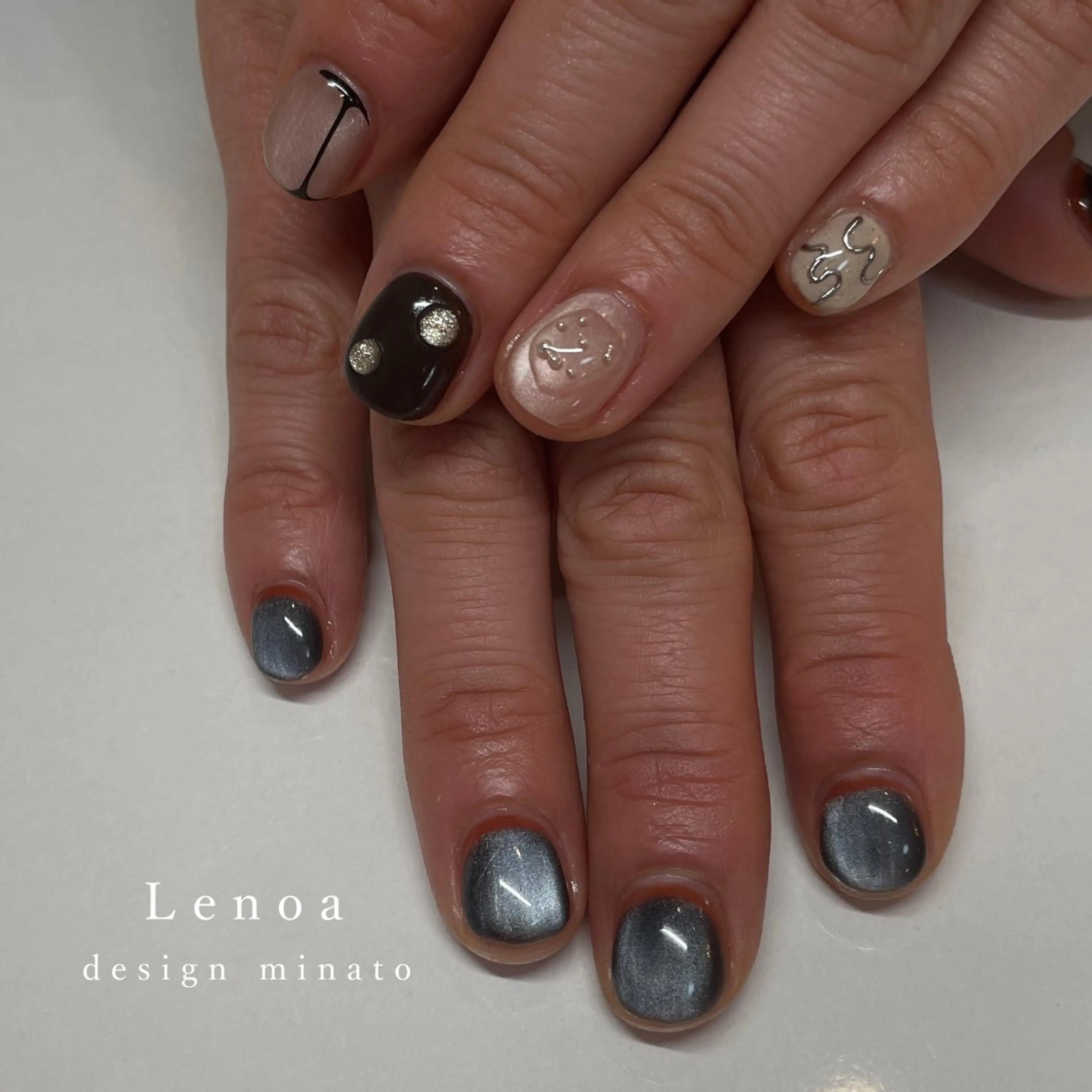 ネイル ハンドネイル Lenoa minatoのネイルデザイン