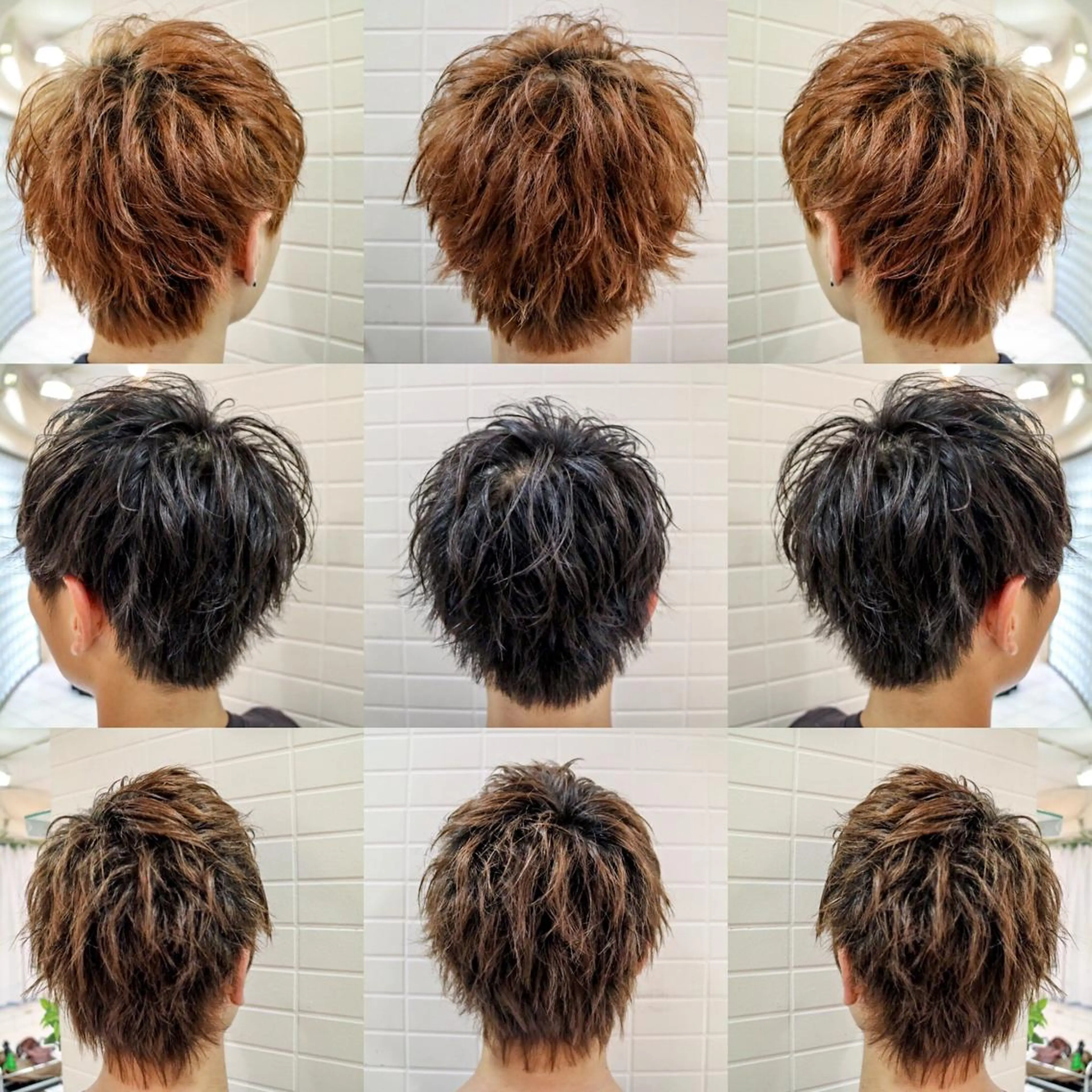ショート カラー パーマ メンズ カット ヘアカラー ヘッドスパ 看板犬がお出迎え◎ 初めてでも安心◎のヘアスタイル