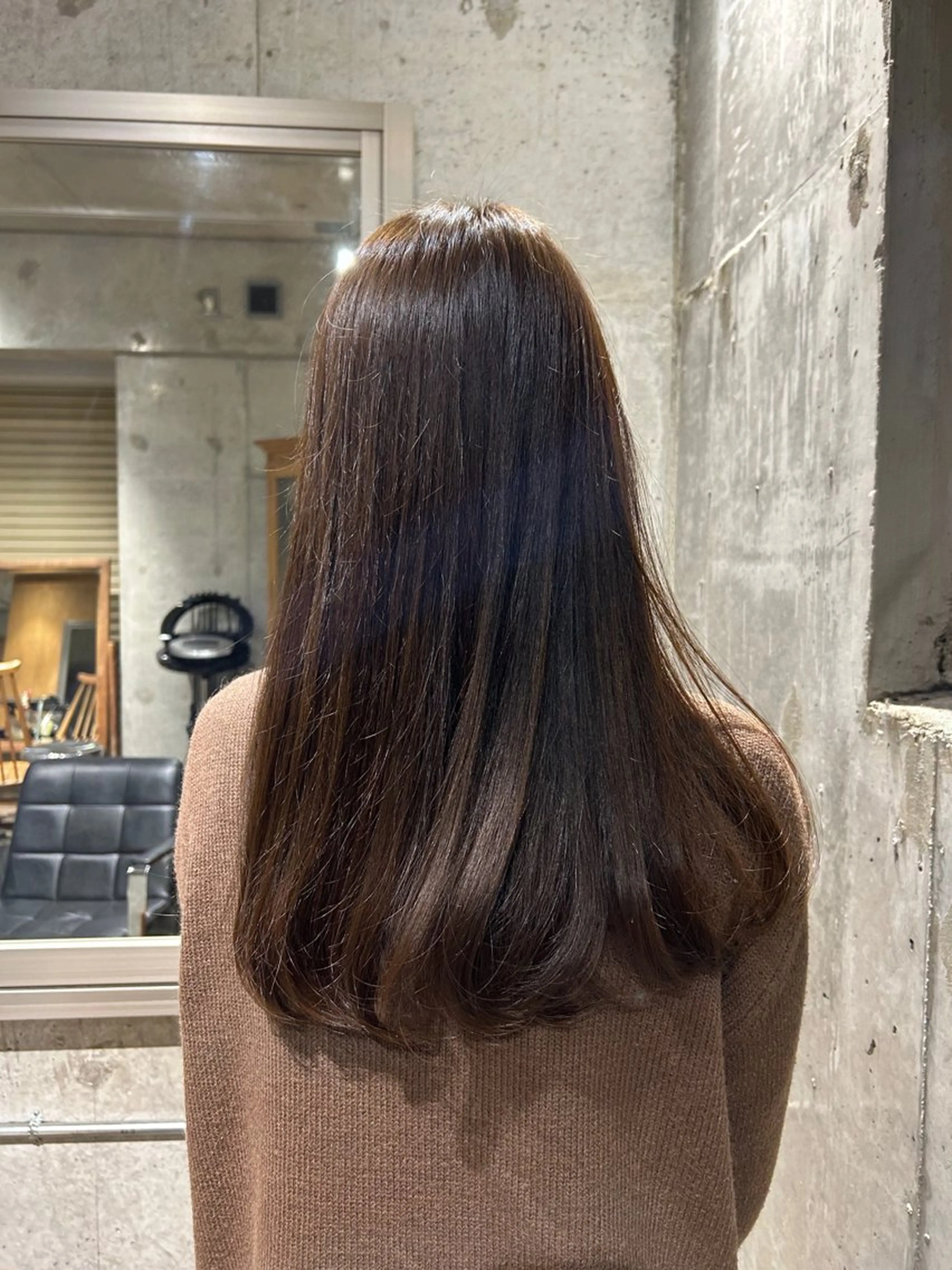 セミロング ohasi yunaのヘアスタイル
