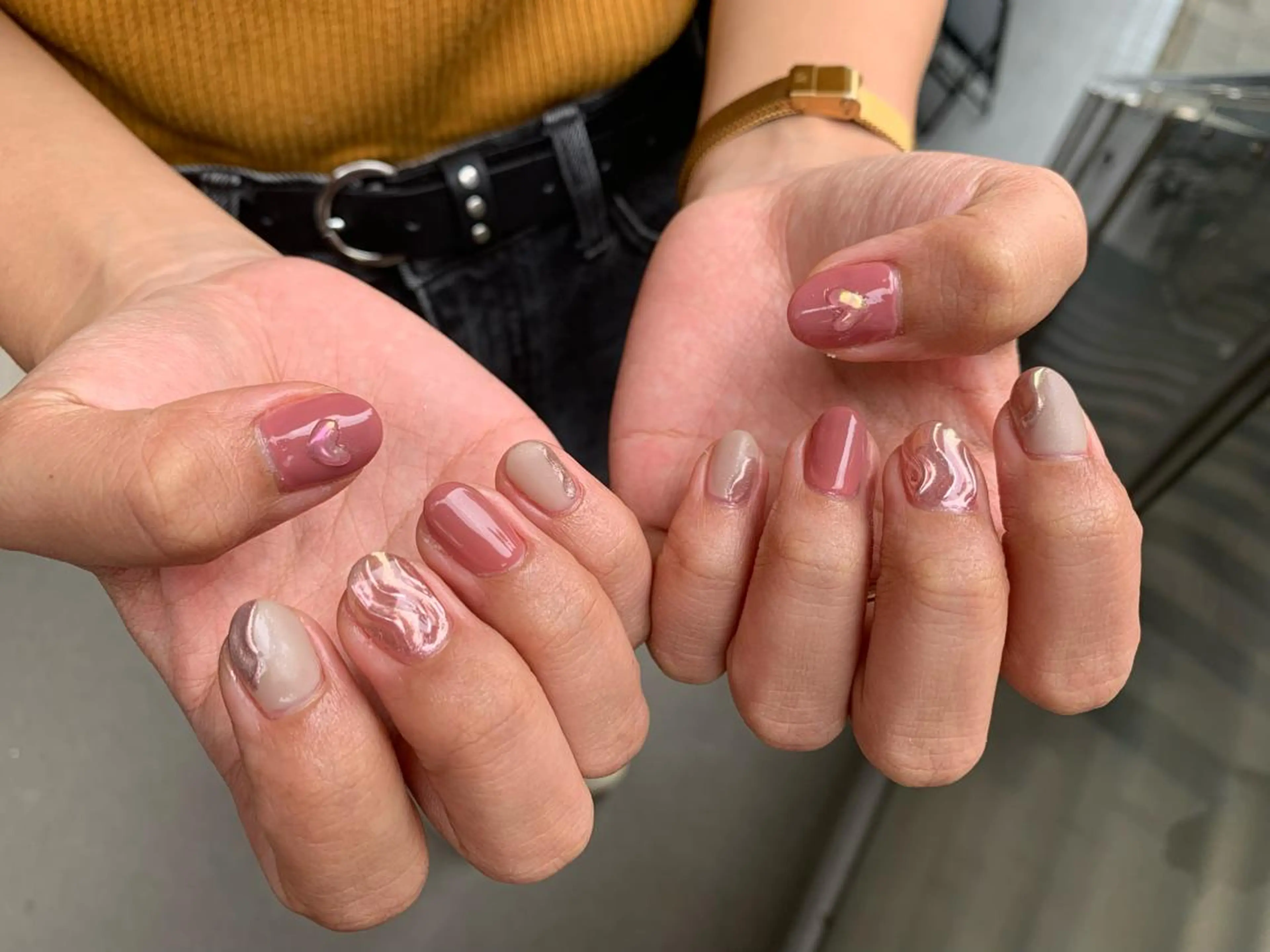 ネイル ニュアンスネイル マキノ ユイのネイルデザイン