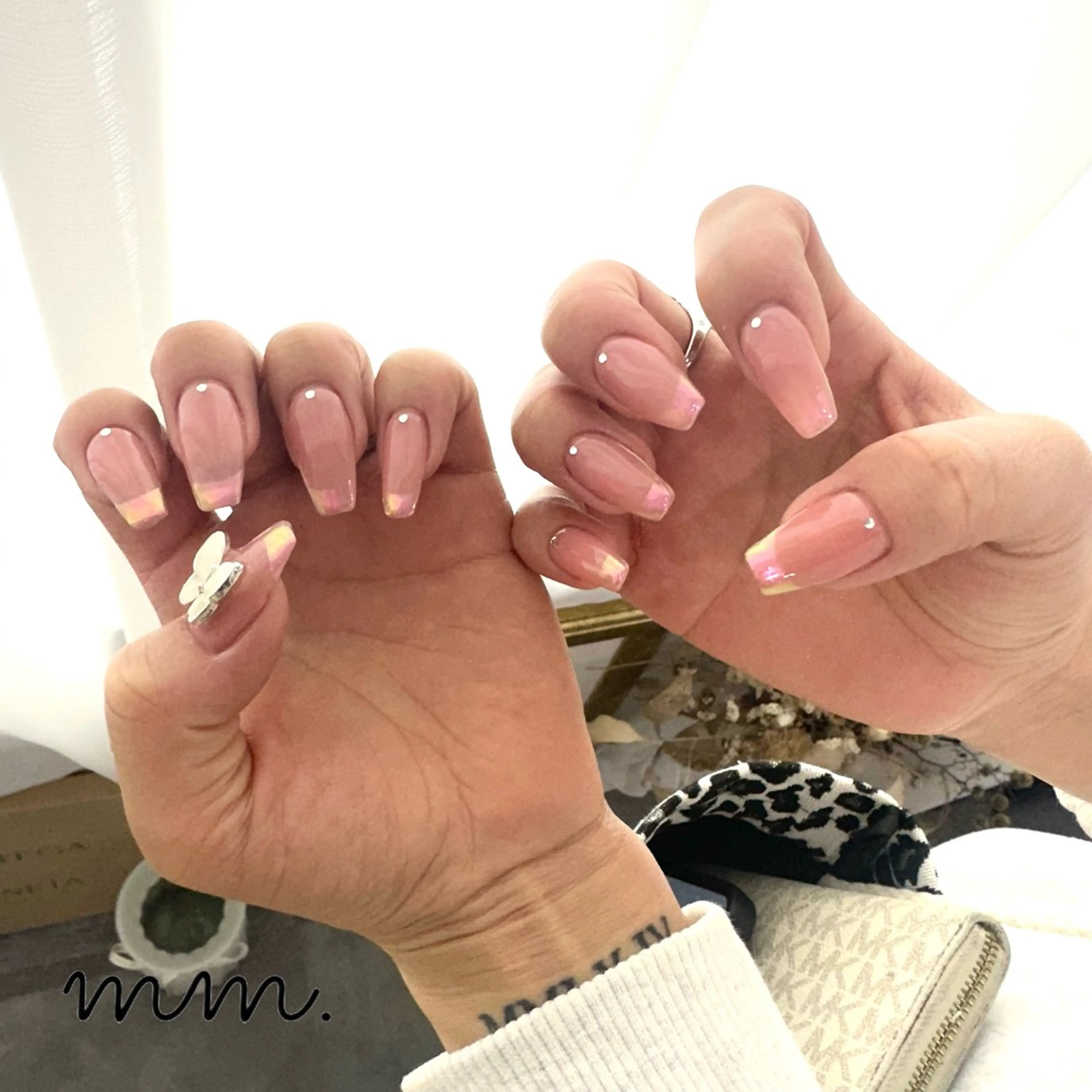 ネイル ハンドネイル 🩷🩵mm.大宮 Riyo🧸🩵🩷のネイルデザイン