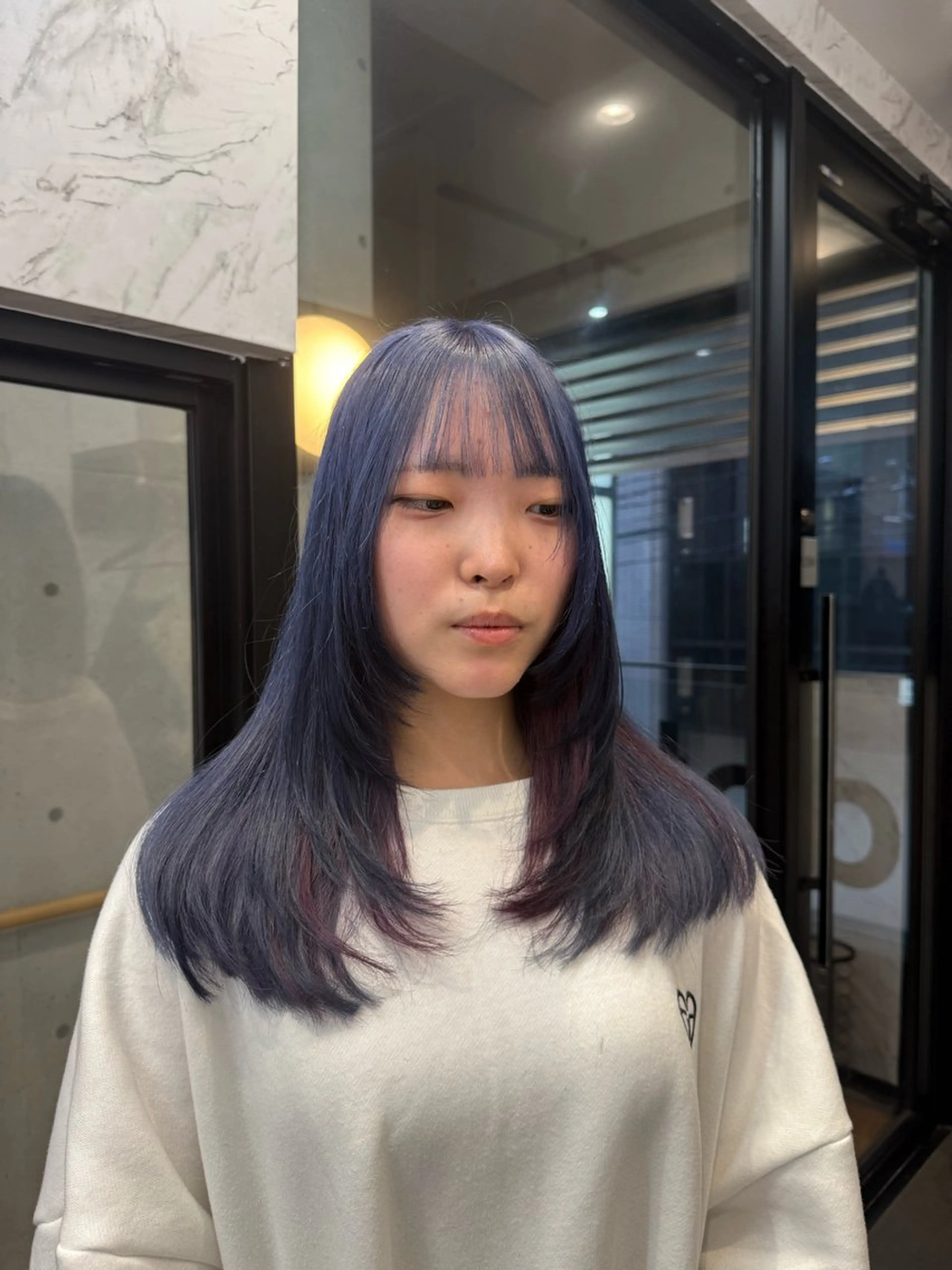 ロング レイヤーカット ヘアカラー ✨カット¥1100円 横浜/Yudai✨のヘアスタイル