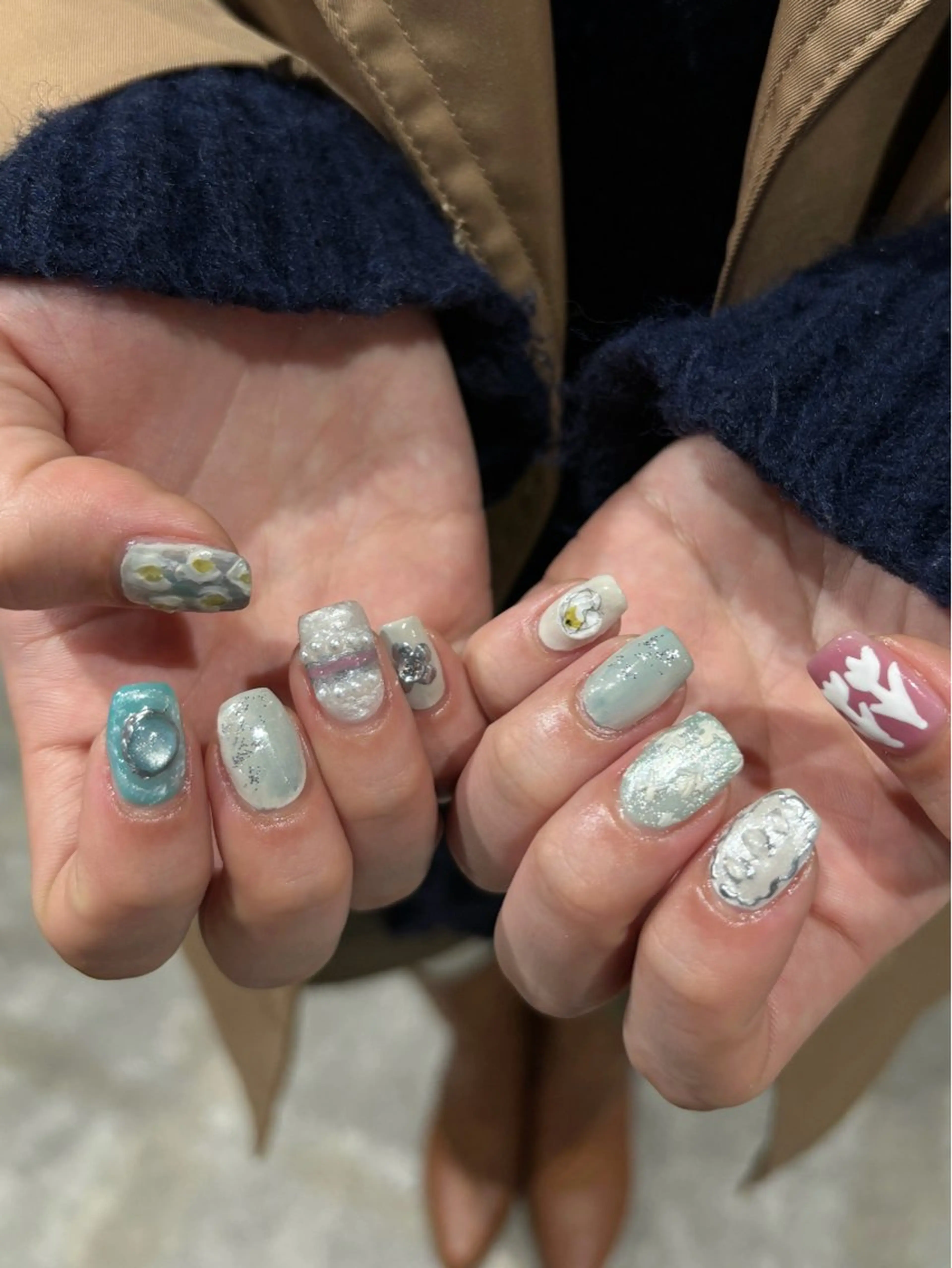 ネイル hinako /個性派ニュアンスのネイルデザイン