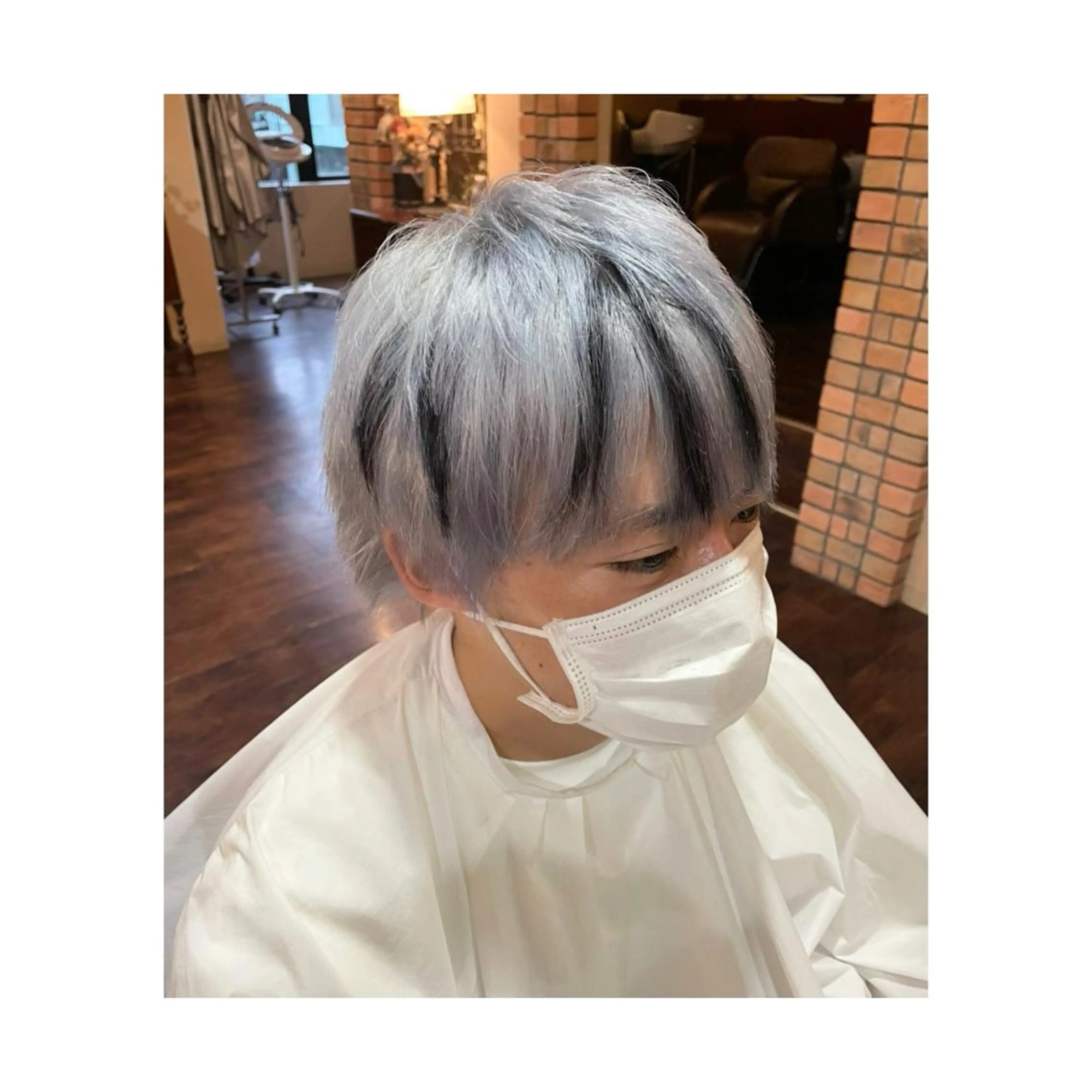 ショート ヘアカラー トリートメント マツノ ユウキのヘアスタイル