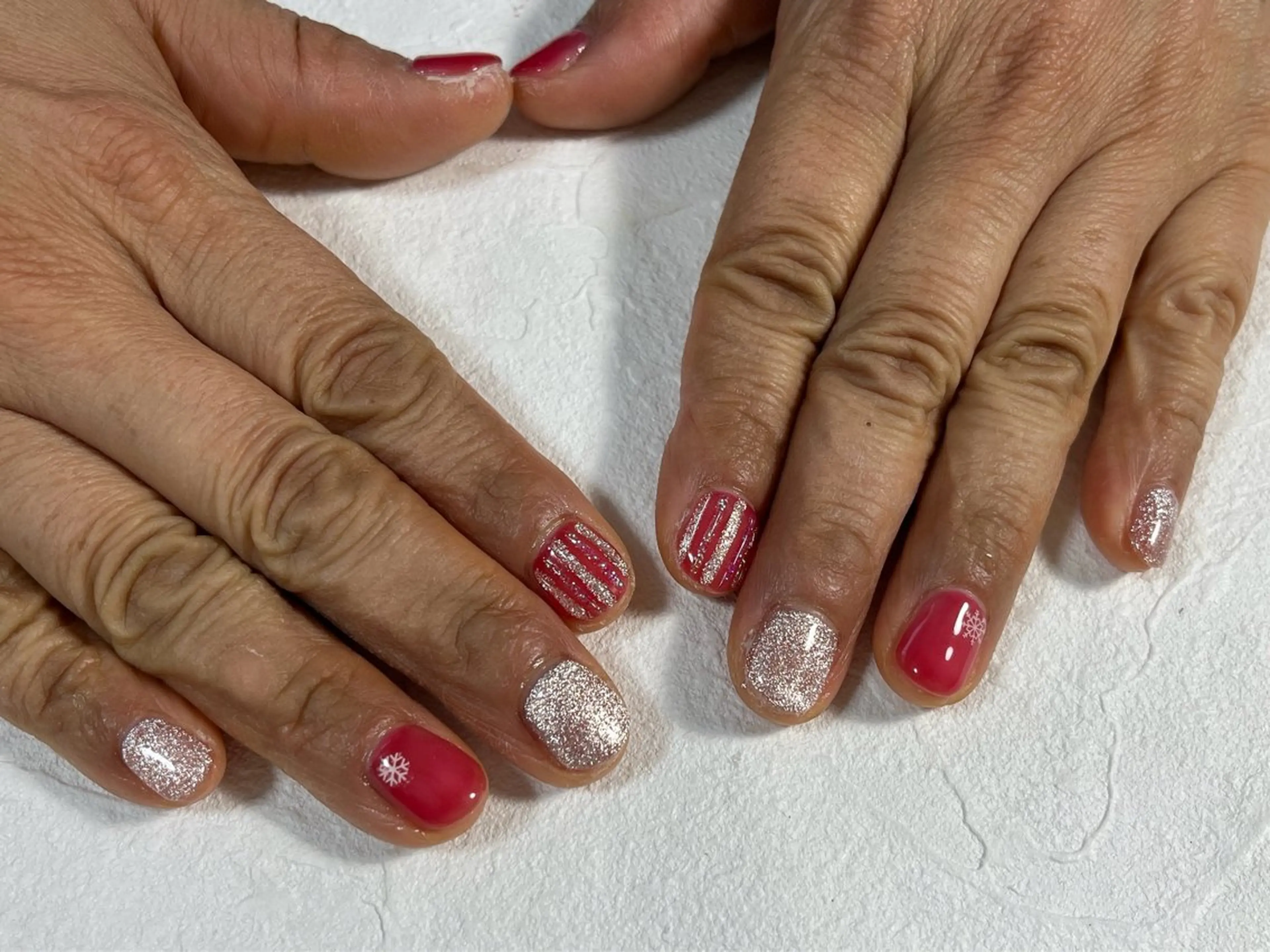 ネイル オーロラネイル フットネイル フレンチネイル ジェルネイル 韓国ネイル ハンドネイル kiki nail たまプラーザのネイルデザイン