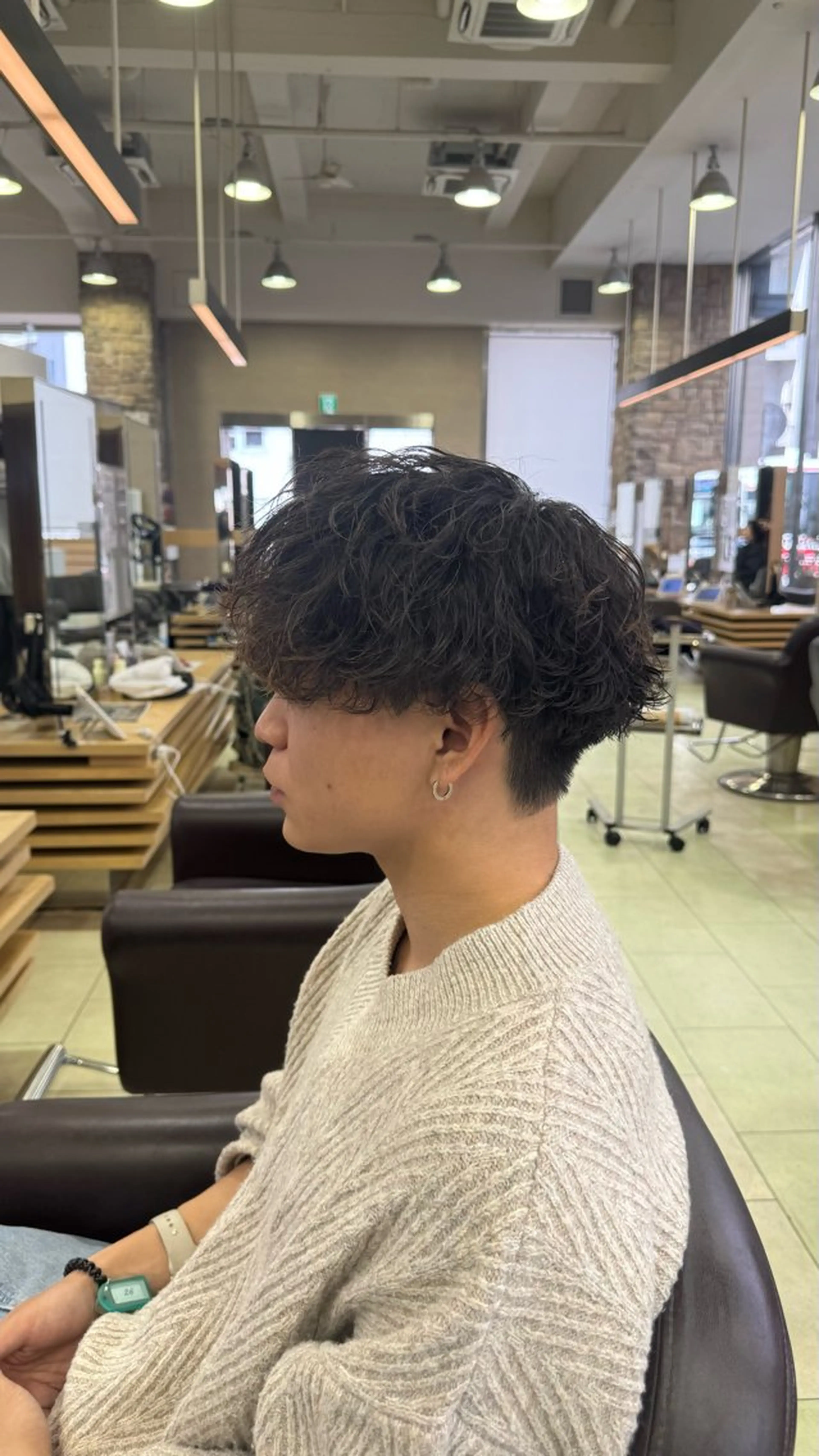 ショート メンズ カット メンズパーマ特化 ふうきのヘアスタイル