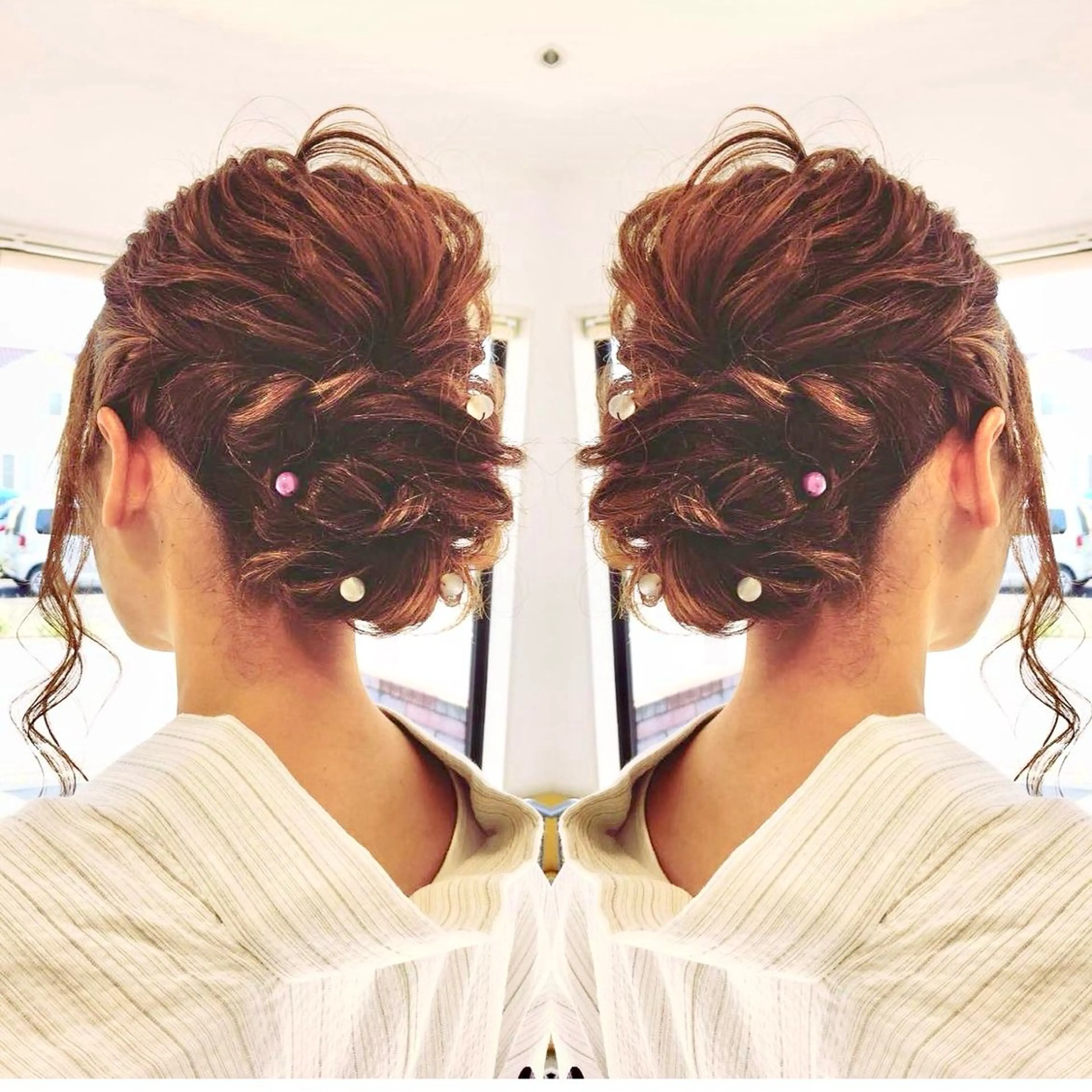 ヘアアレンジ ヘアセット 茂木 あゆかのその他イメージ