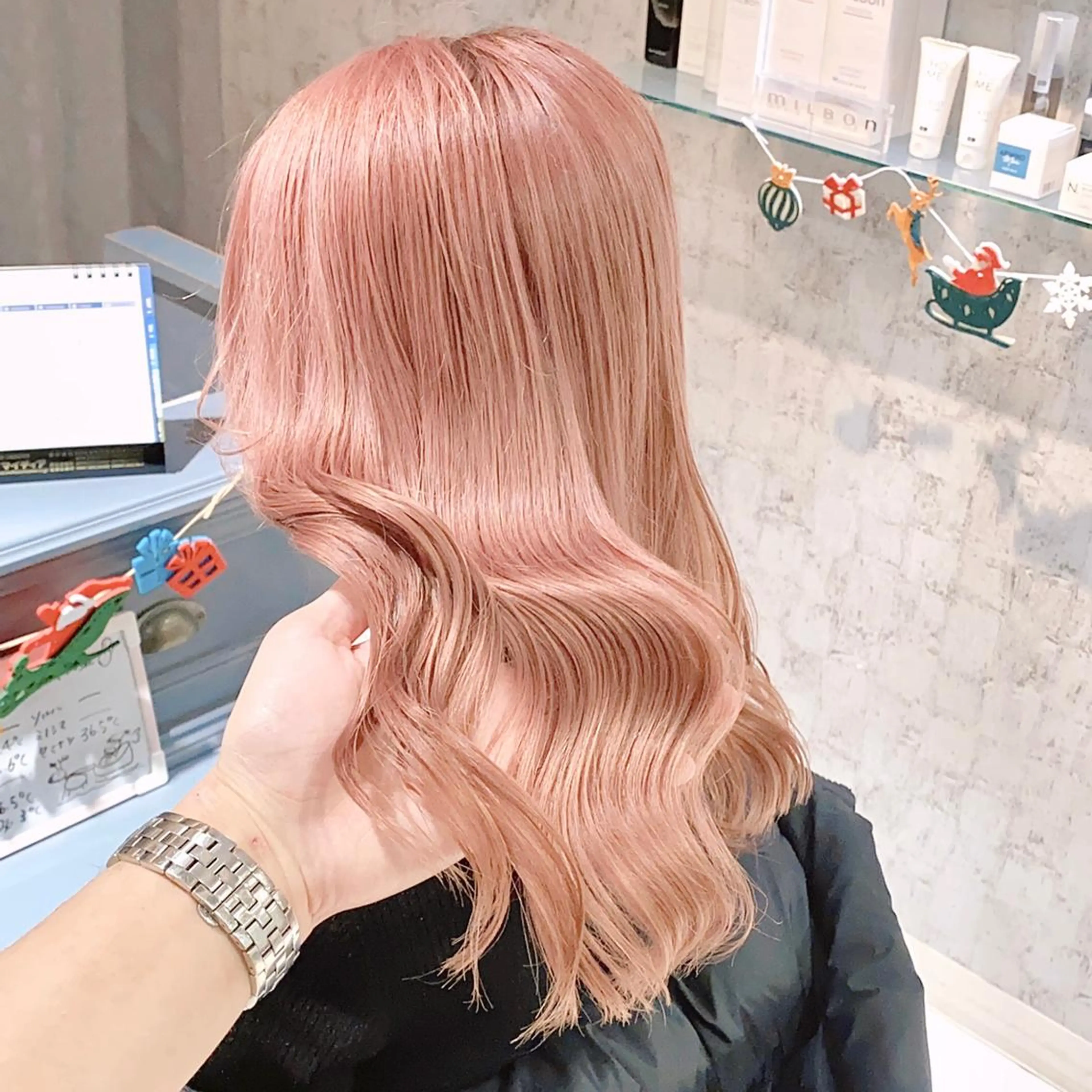 セミロング カラー ✨髪質改善専門店✨ QOLU✨のヘアスタイル