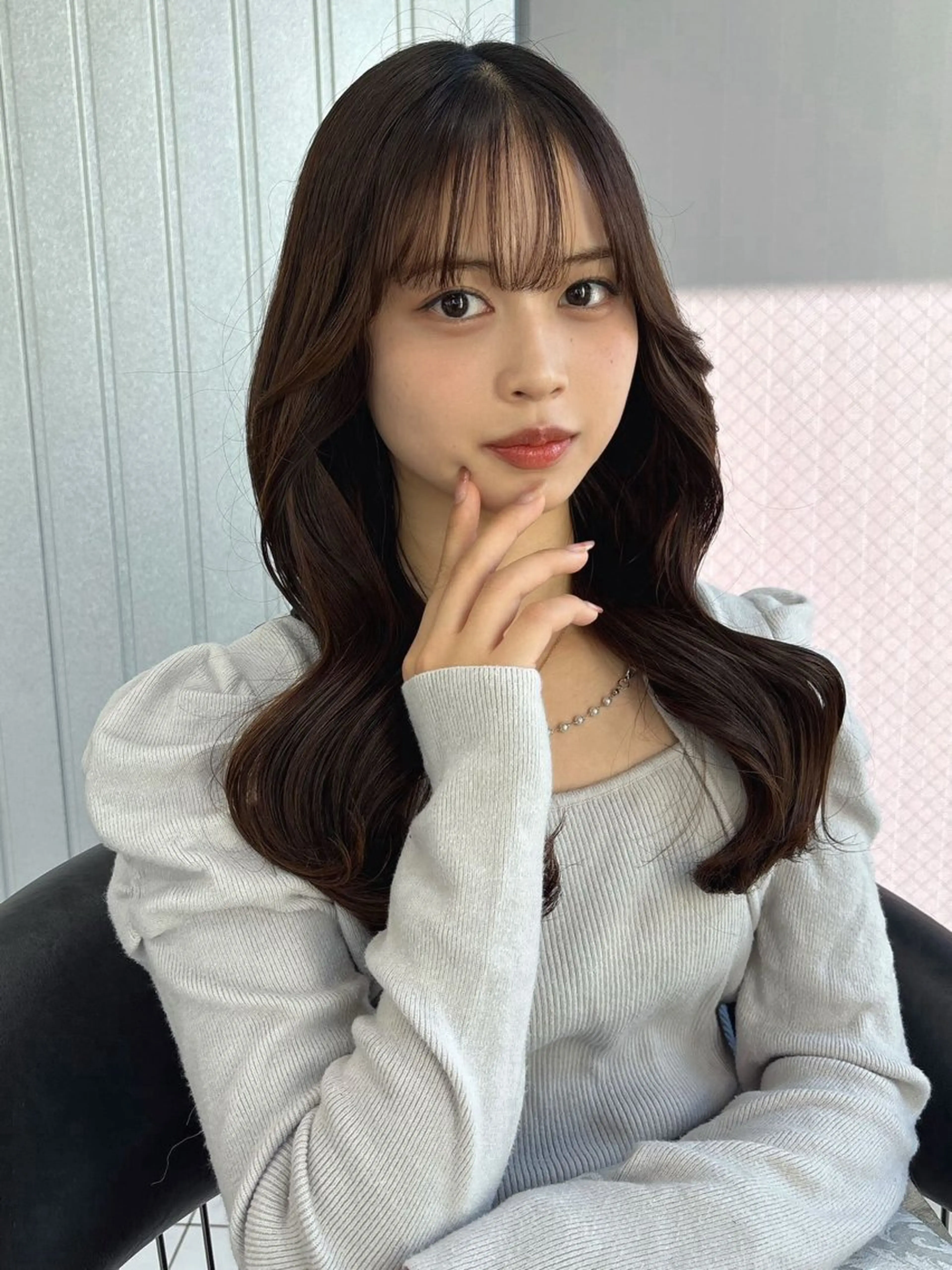 カラー Sakuraෆ˚* 透け感ベージュ🥨のヘアスタイル