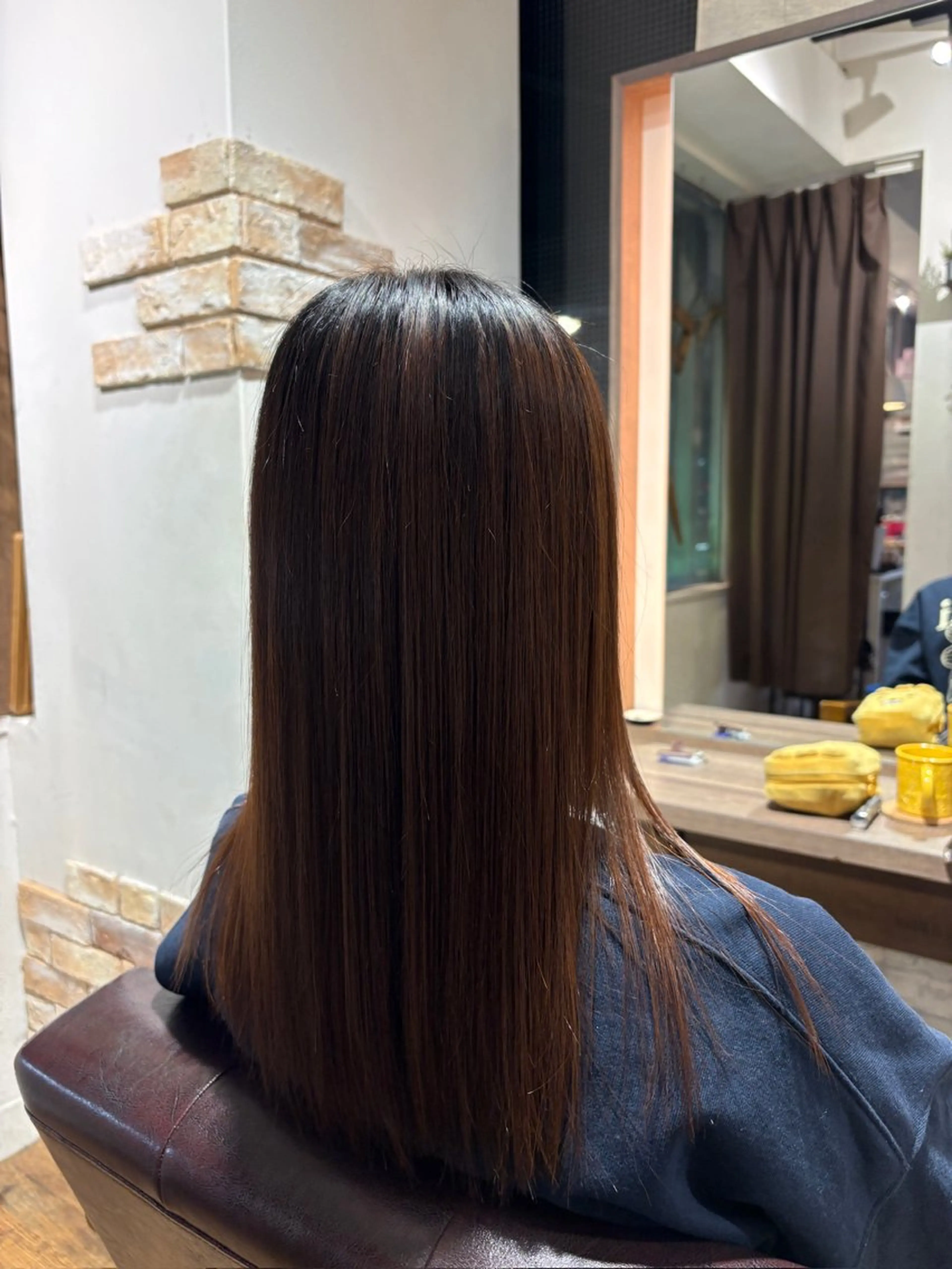 ロング 縮毛矯正 Rito 縮毛矯正のヘアスタイル